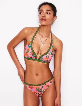 Seamless Bonding Technology Classic Bikini Bottoms-Pink,