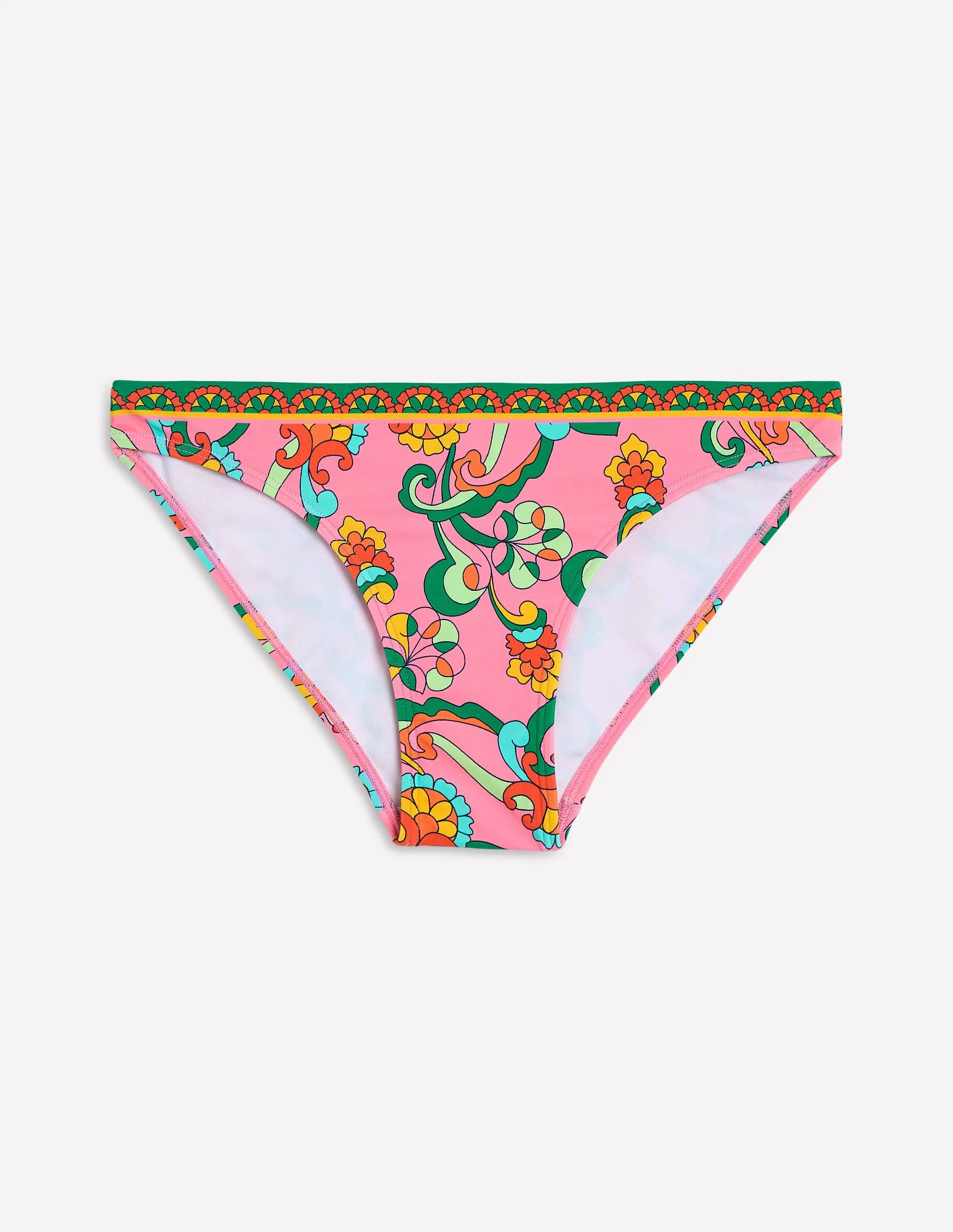 Classic Bikini Bottoms-Pink, Eco Friendly Nylon