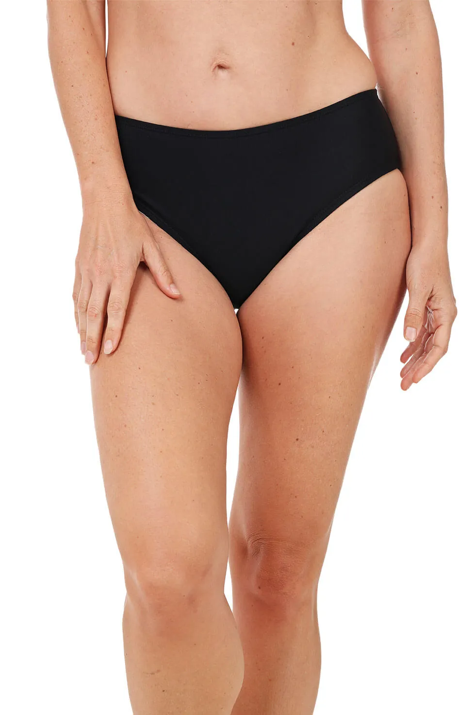 High Visibility Trim AdjustableHem Classic Hipster Bikini Bottom