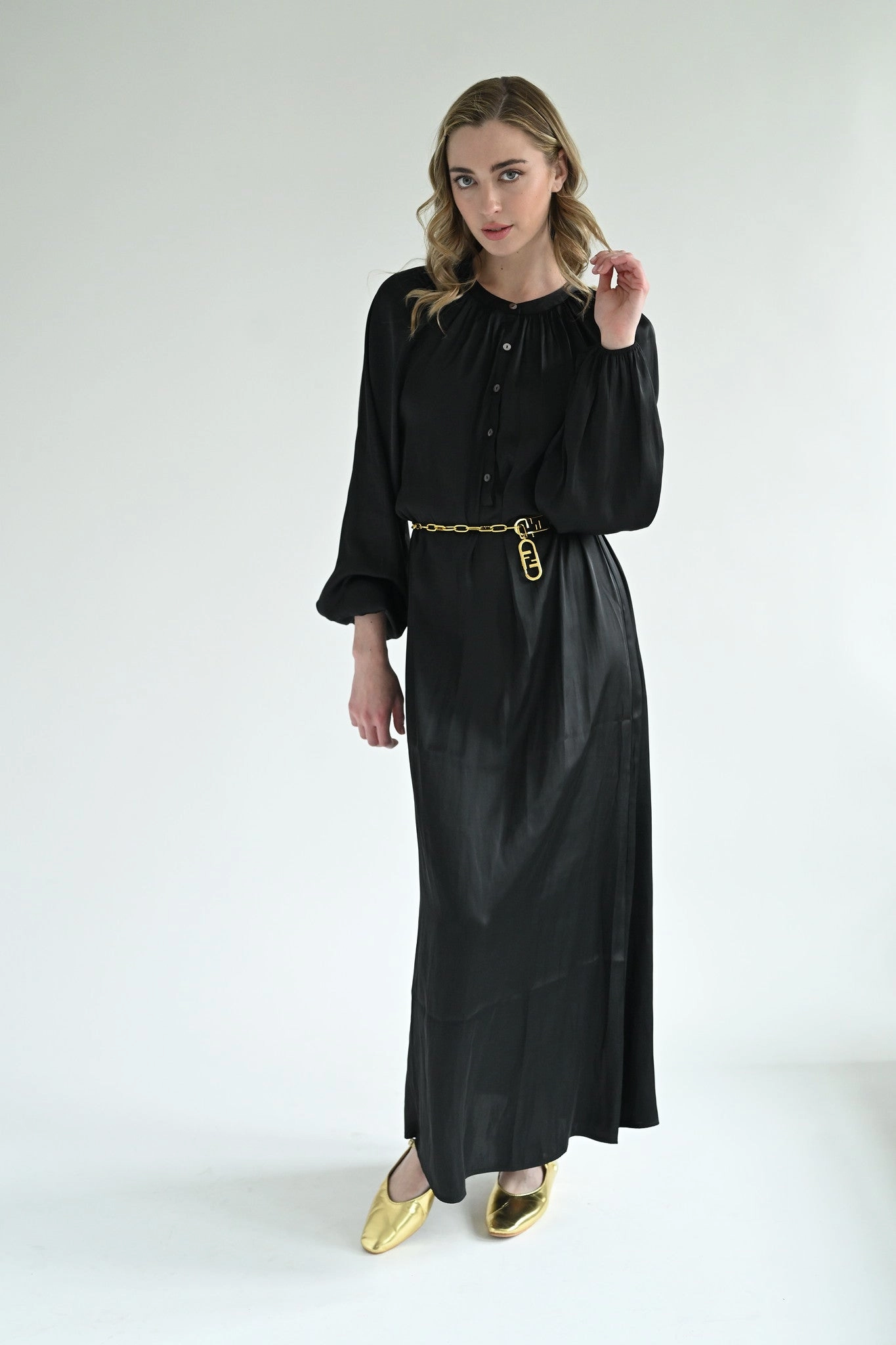 PlushLining Moment Light Ella Maxi Dress - Black