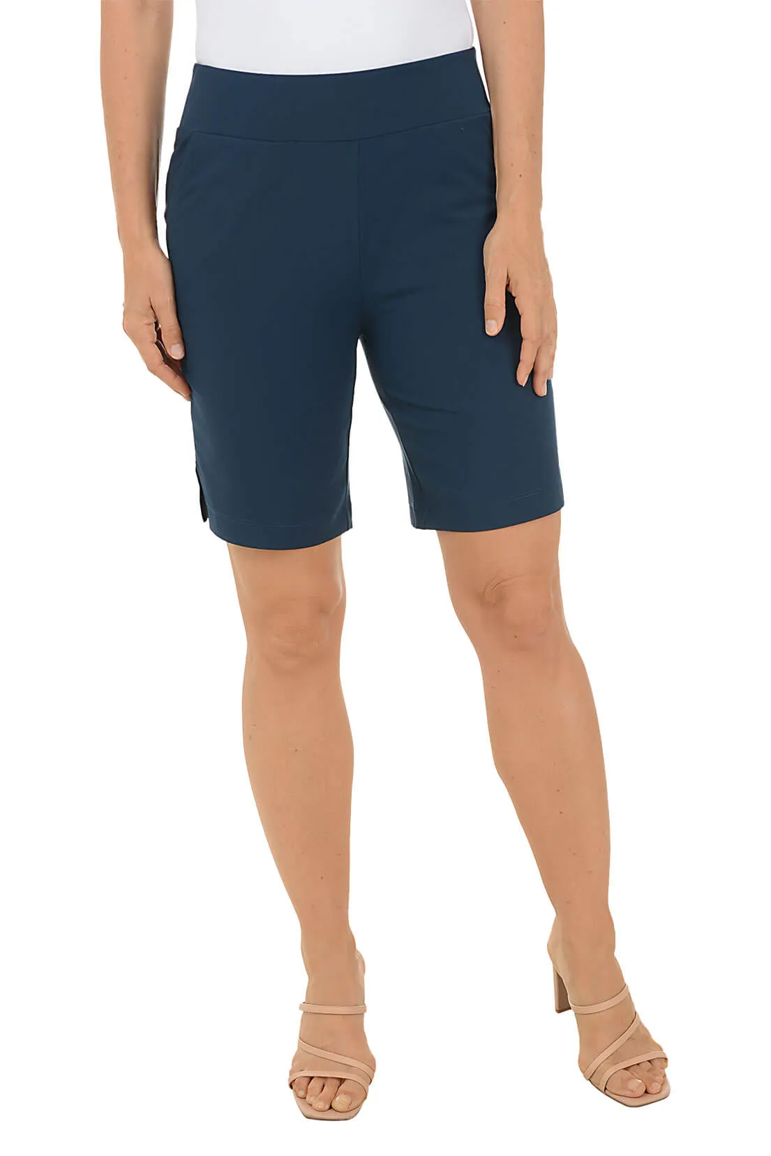 sophisticated appearance UV protection layer Fairway Stretch Pull-On Bermuda Short