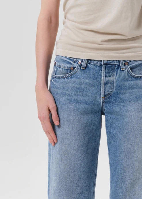 Low Rise Loose Jean in Vault Breathable Fit Clean Detail