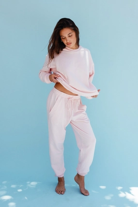 Stretch Support Padded hips CLOUDLUX Rocky Sweatpants - Bubblegum