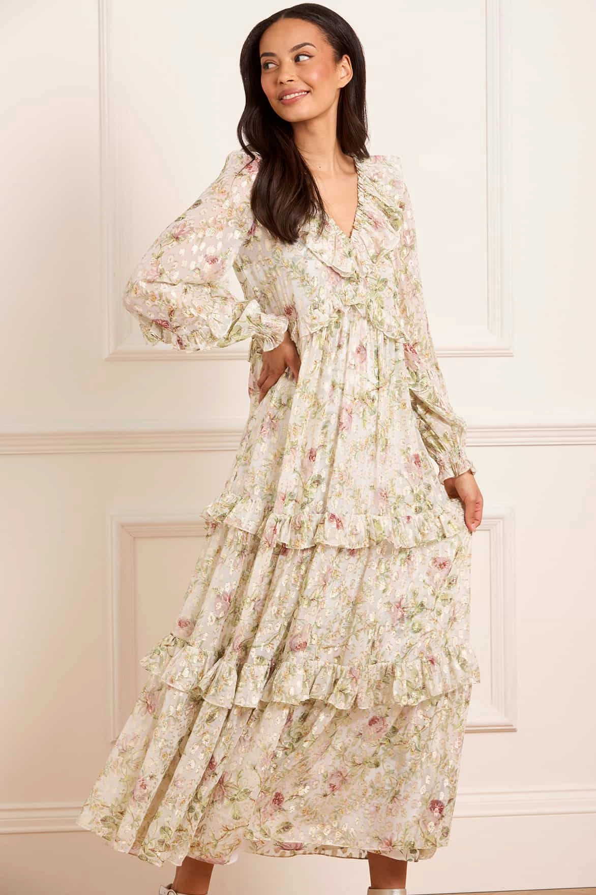 Colette's Rose Cherie Lurex Ankle Gown Practical work-to-play piece Balanced Lines