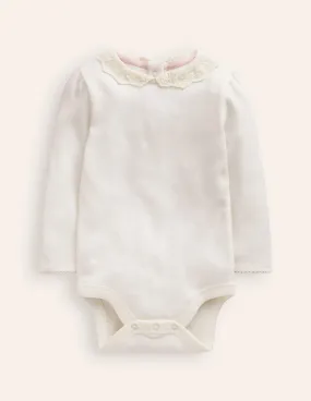 Collared Body-Ivory Quick Dry Feature Buttery Soft Feel