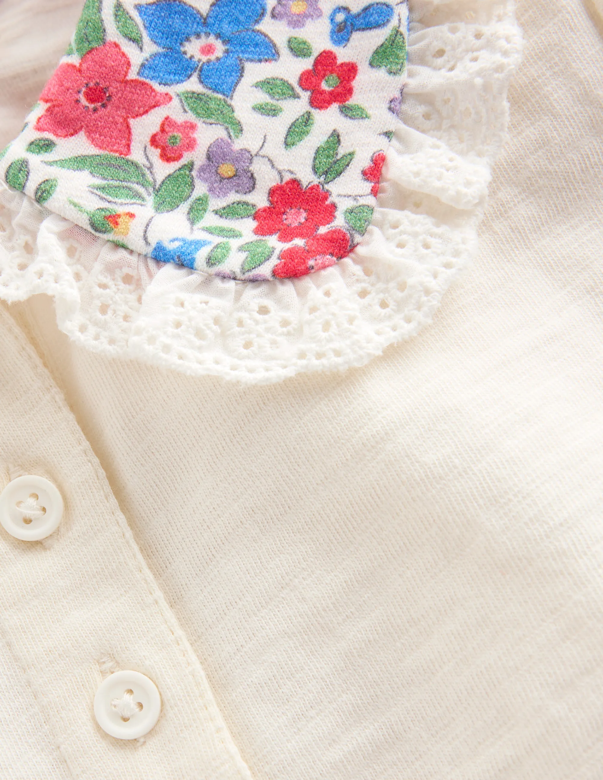 Collared Slub Top-Rose Pink Flowerbed slim fit