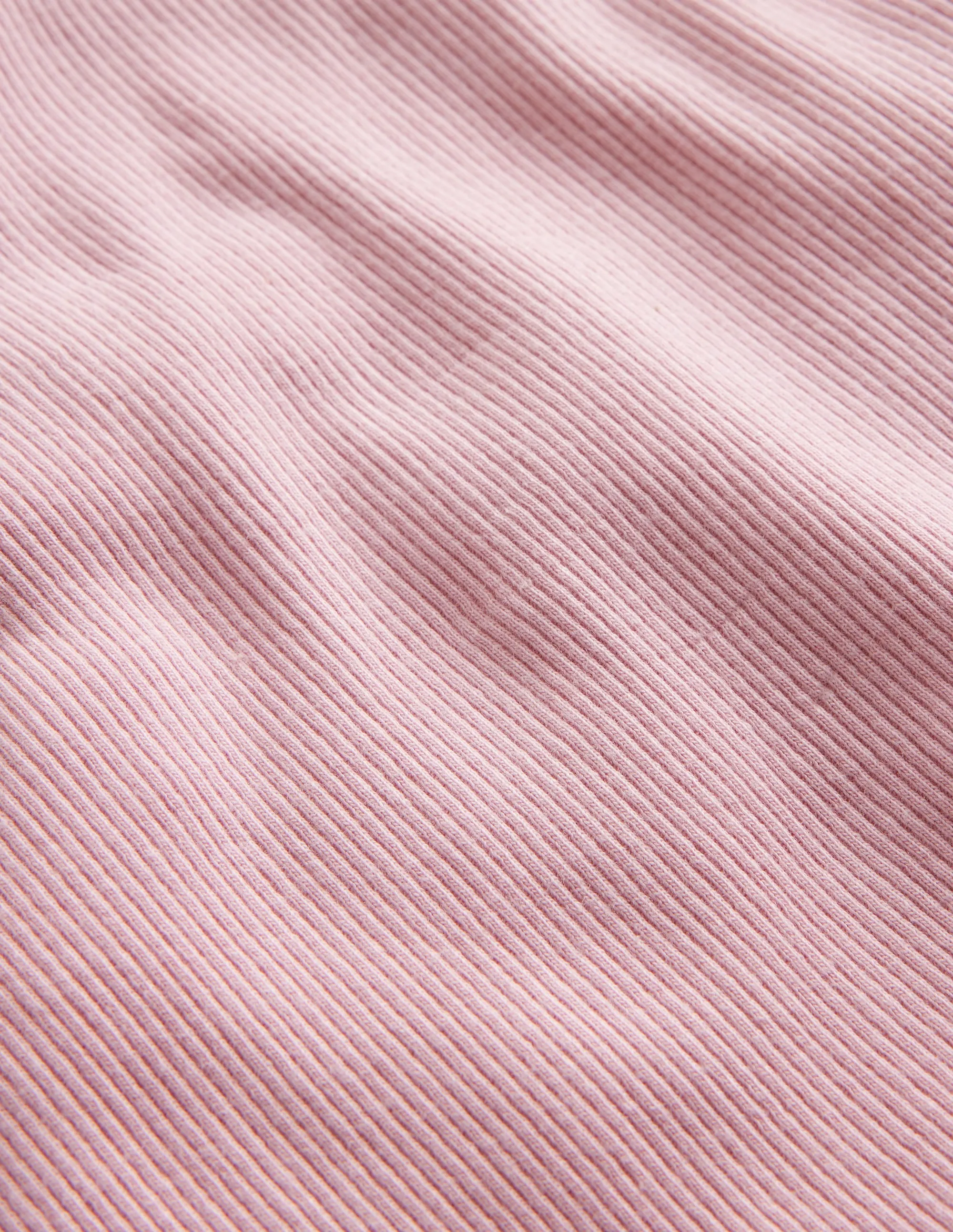 Ribbed Lace Trim Vest-French Pink Cool Layer Wear Layered Sleeve