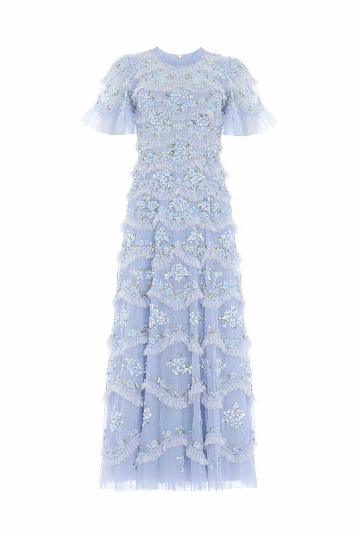 Light Wear Functional Fit Daisy Wave Ankle Gown