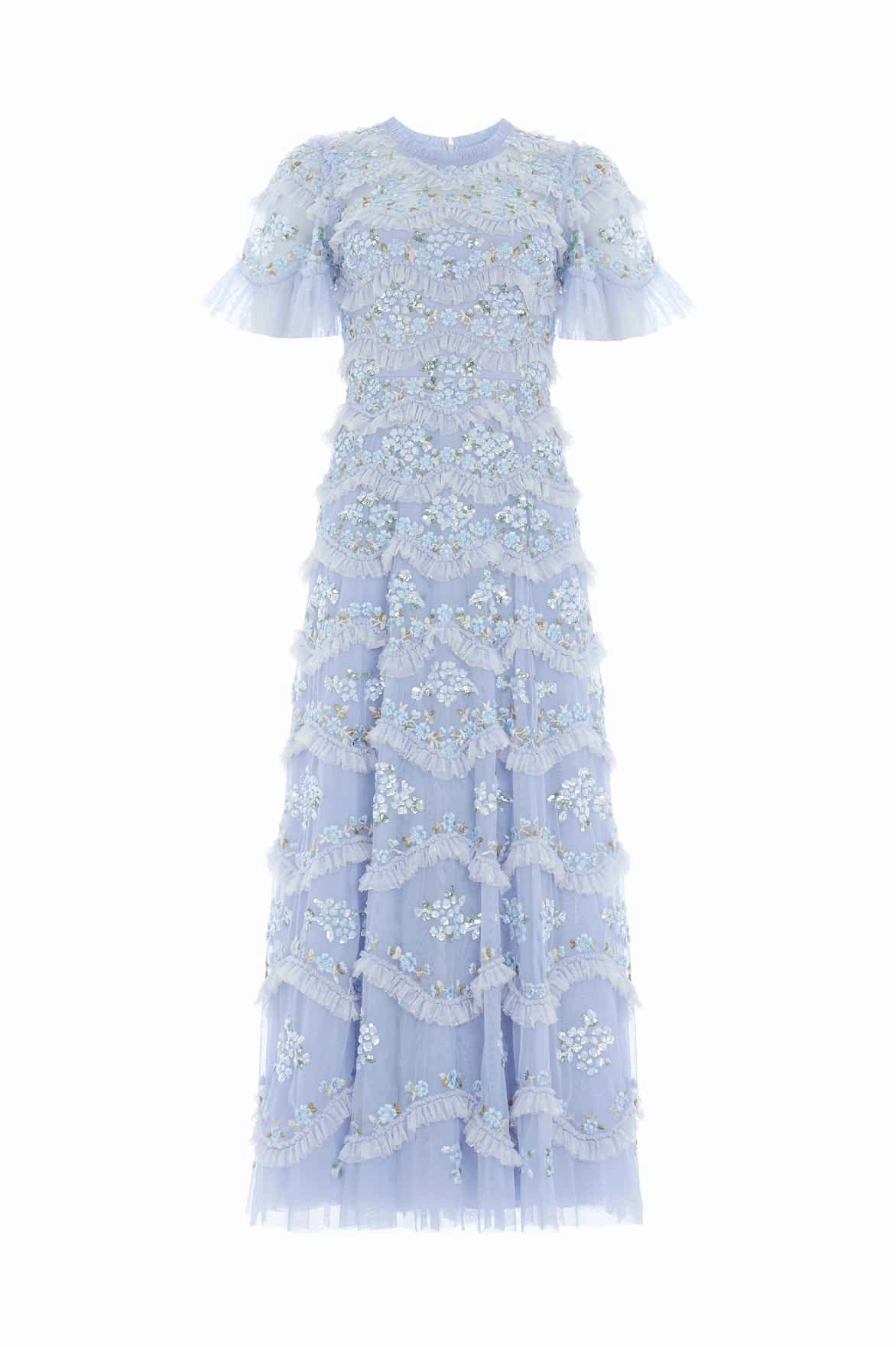 Calm Beauty Daisy Wave Ankle Gown