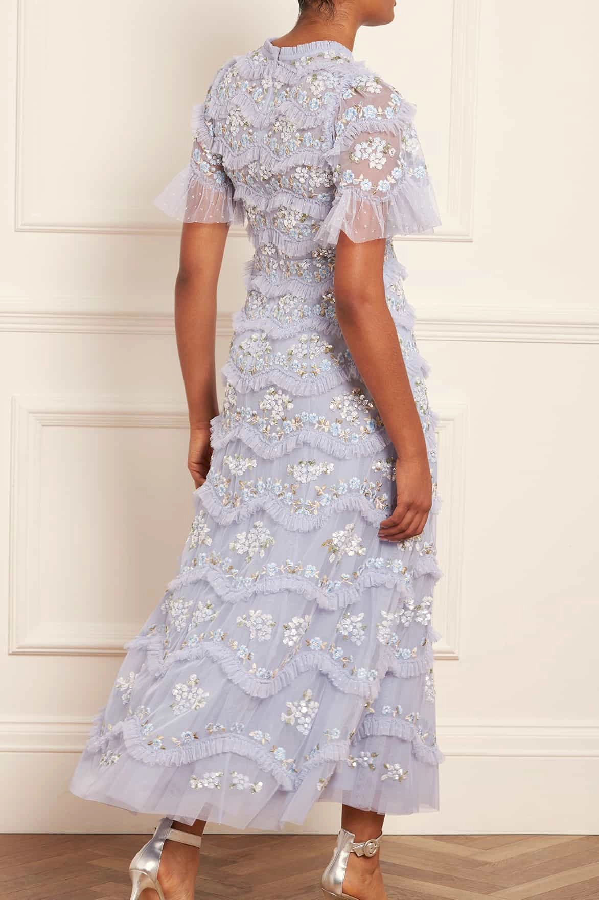 Daisy Wave Ankle Gown Dinner Outfit