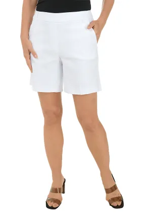 Non Bulk Snag Free Fabric Button Front Flatten It Short