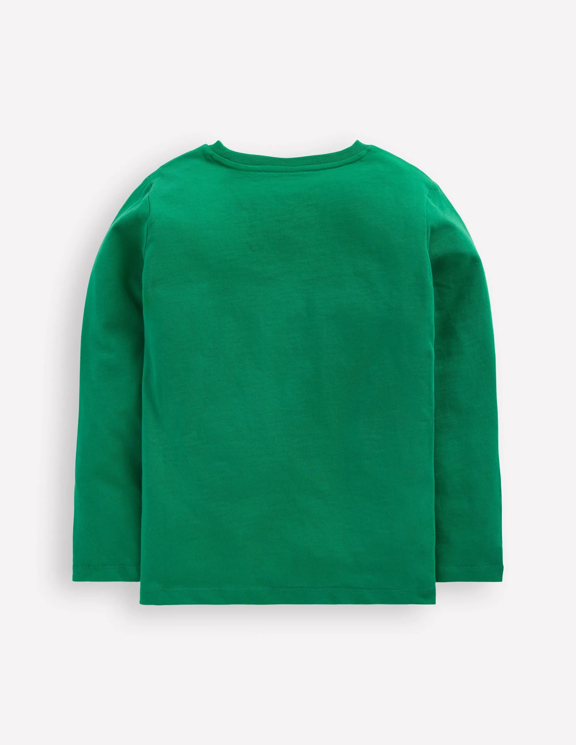 SoftKnit AdaptiveFitFabric Long Sleeve Printed T-shirt-Pine Green Trains