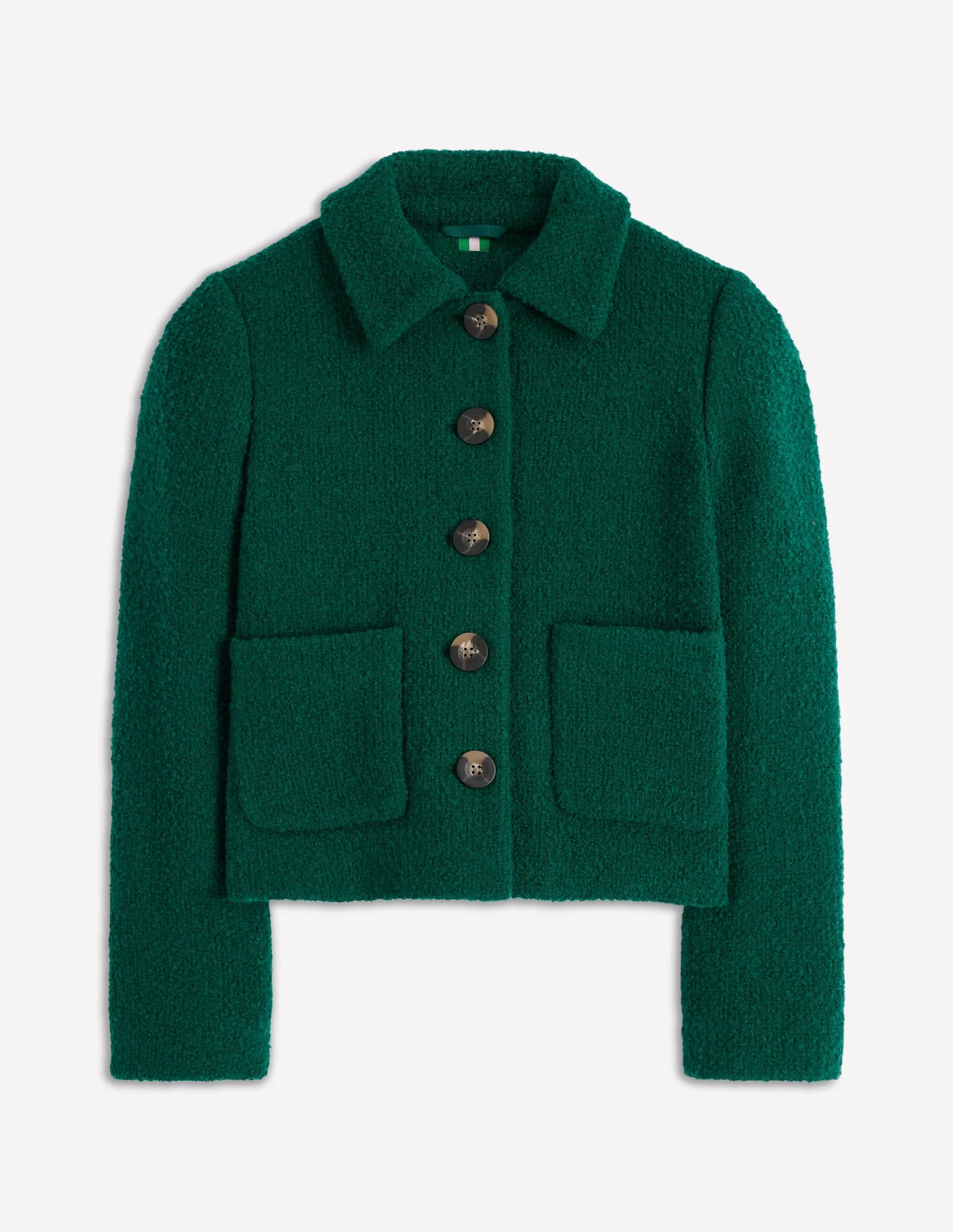 Commuter Friendly Look Knightsbridge Wool Jacket-Emerald Night