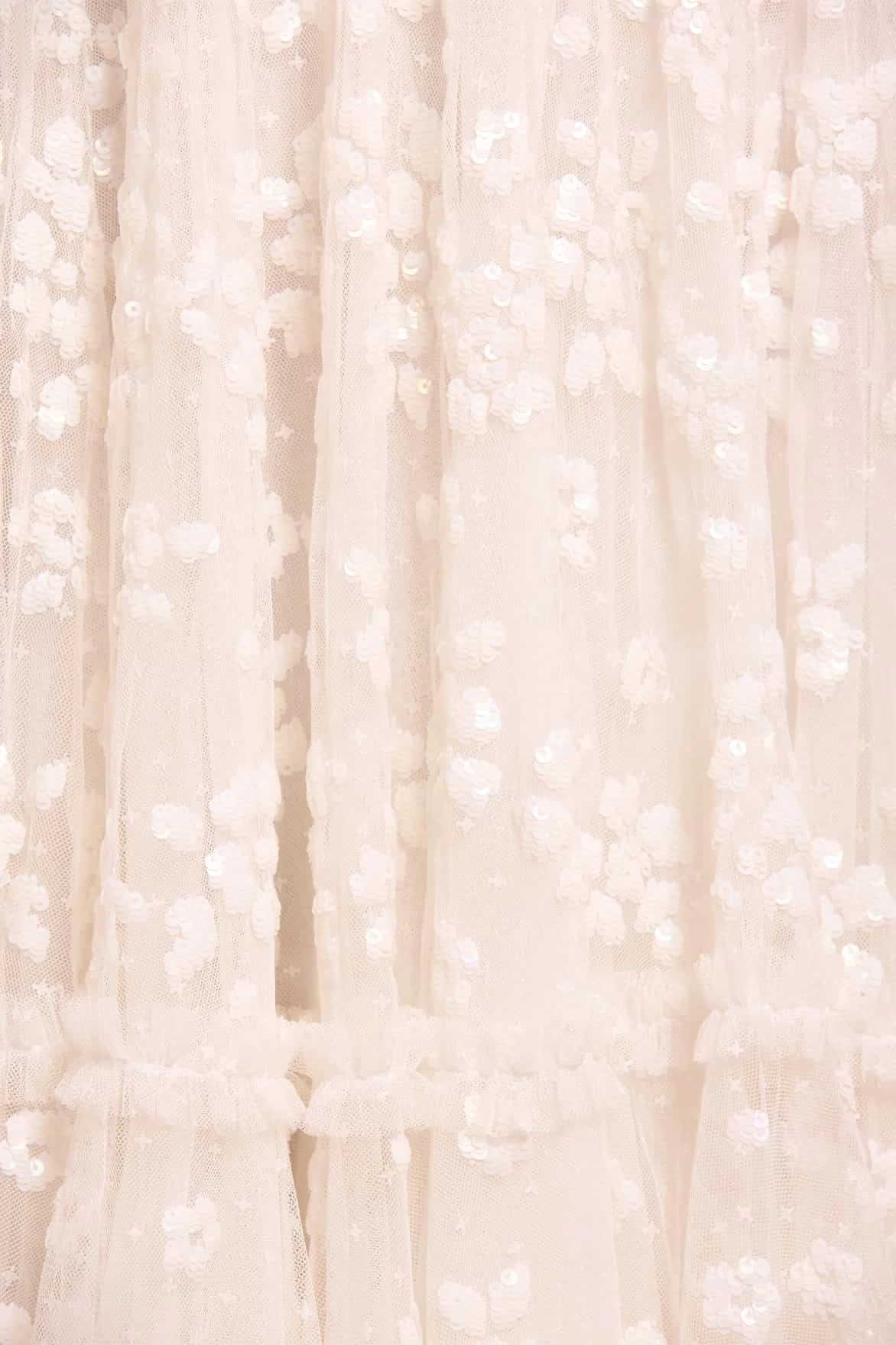 Statement Look Lace-Trim Maeva Ankle Gown