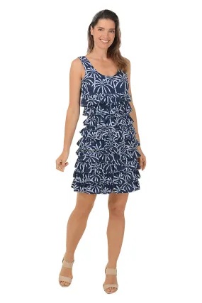 Rope Palms UPF50  Tiered Ruffle Dress Outdoor Ready