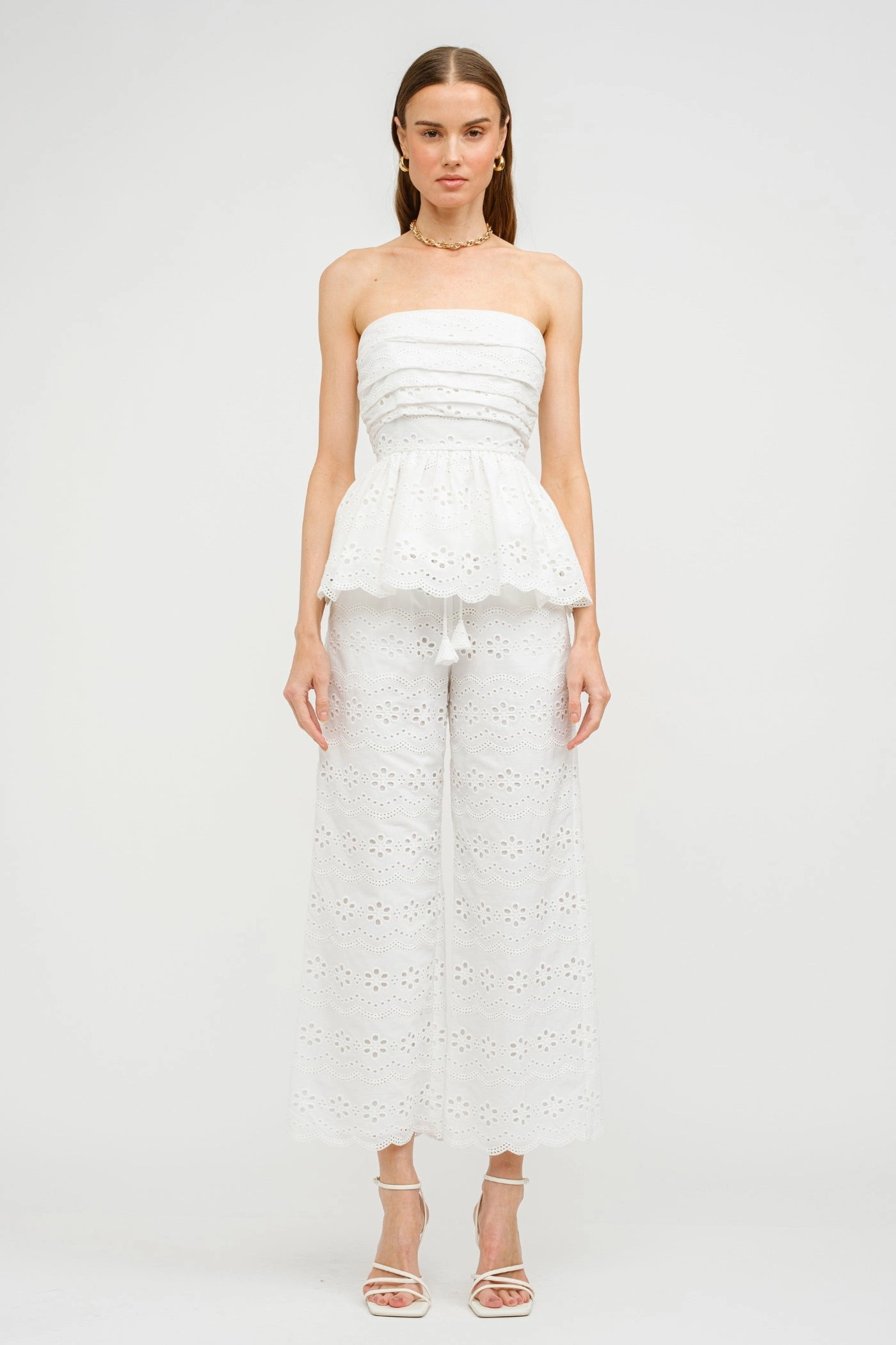 Recycled fibers Outdoor Fit MANDY BIARRITZ EMBROIDERED PANTS