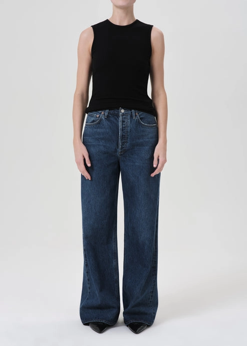 Year Rounder Dame High Rise Wide Leg in Enamour