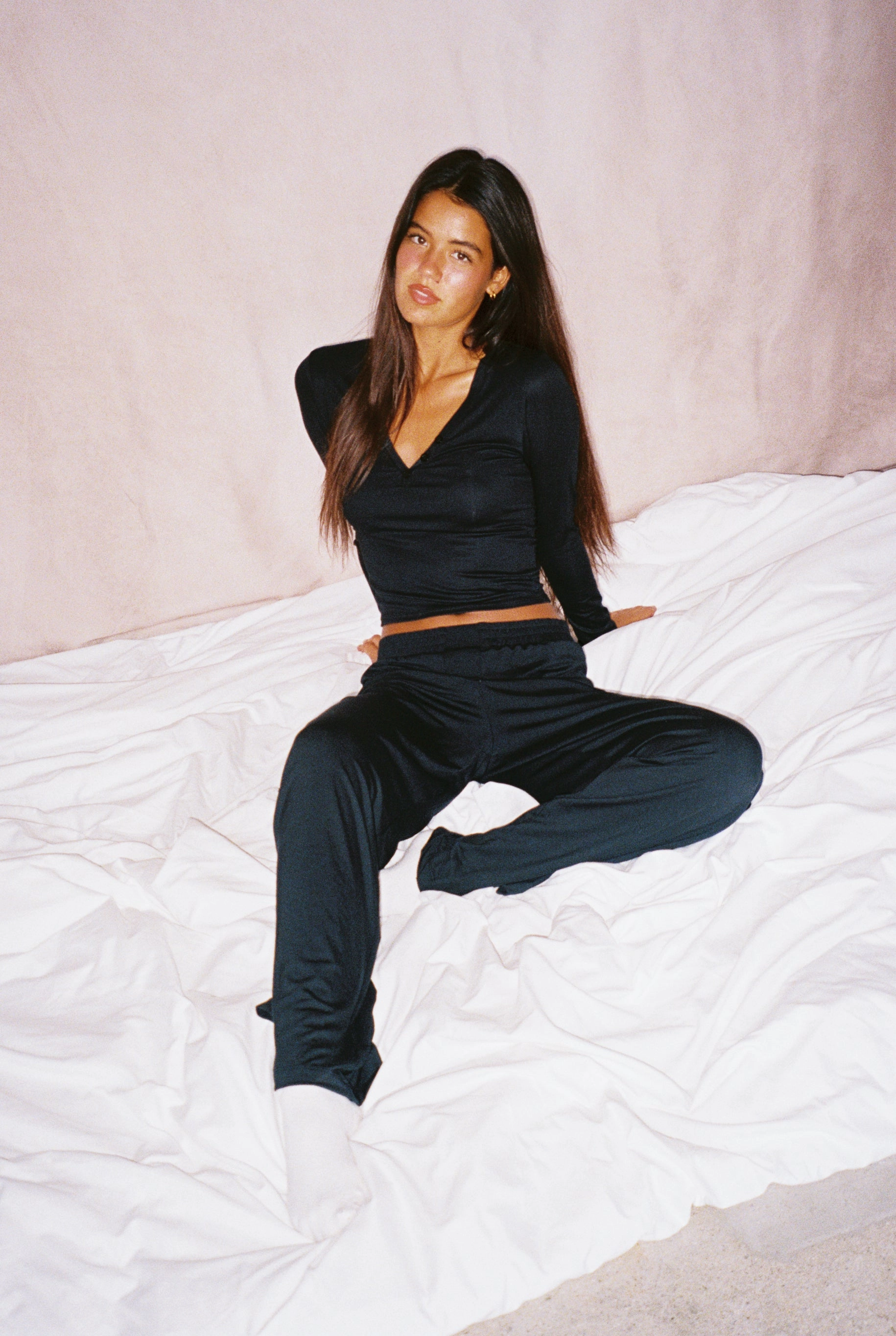 James Boxer Pants Jersey - Black Classic Look Essential Look