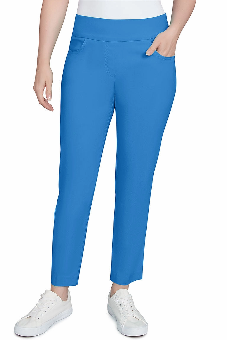 Pull-On Silky Ankle Pant Relaxed Cut