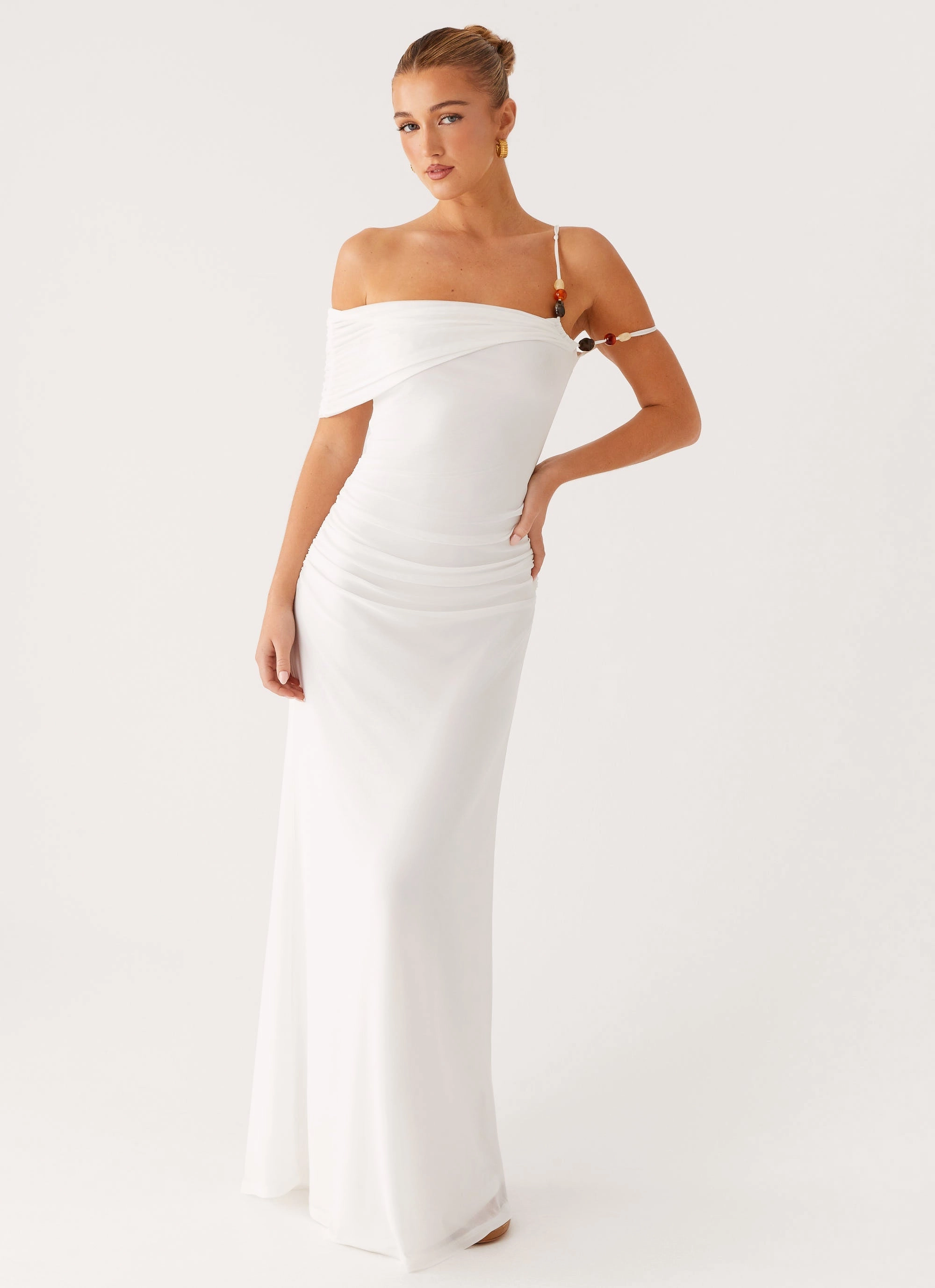Conquer Maxi Dress - Off White