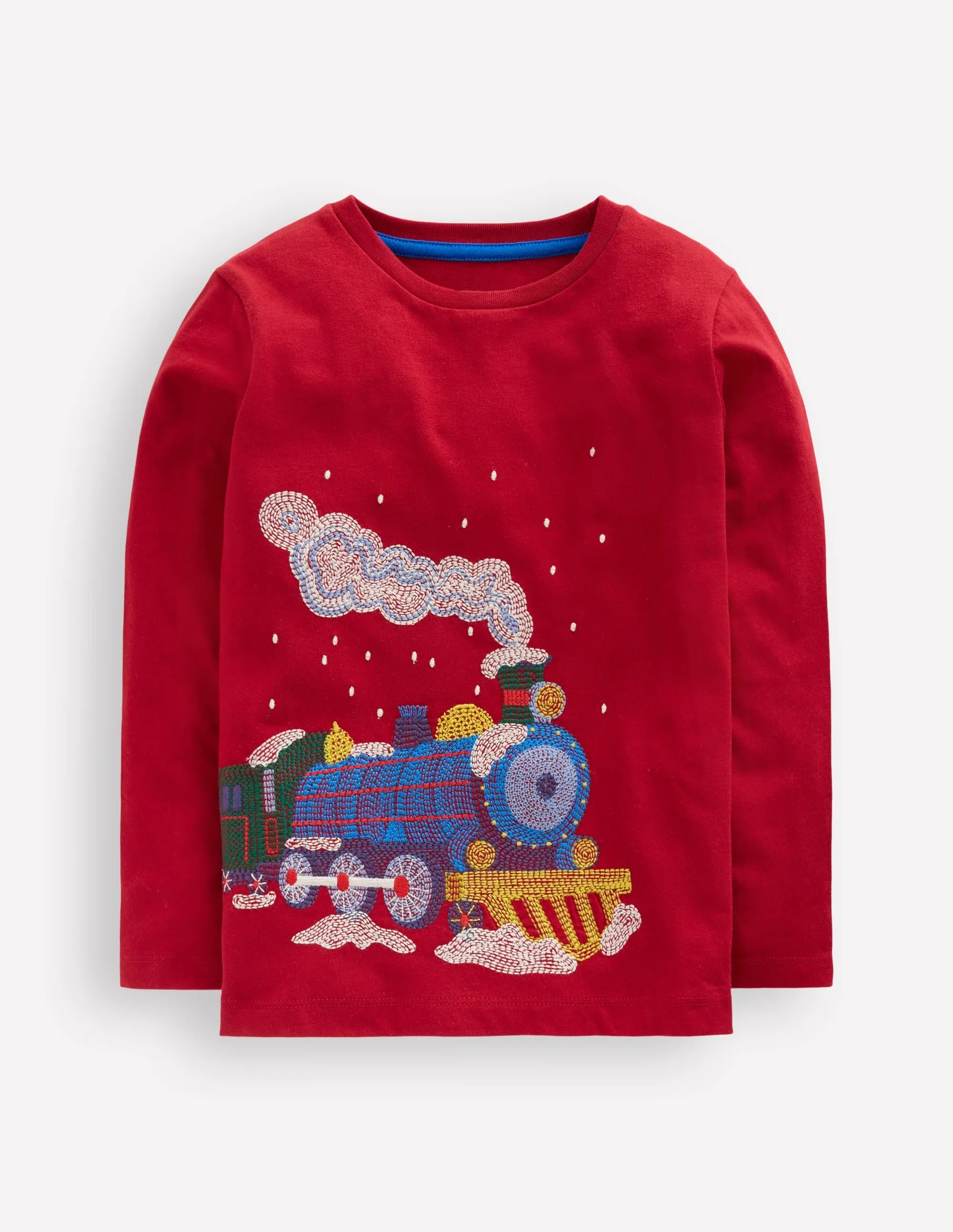 Relaxed Look Longsleeve Superstitch T-shirt-Chili Pepper Polar Express