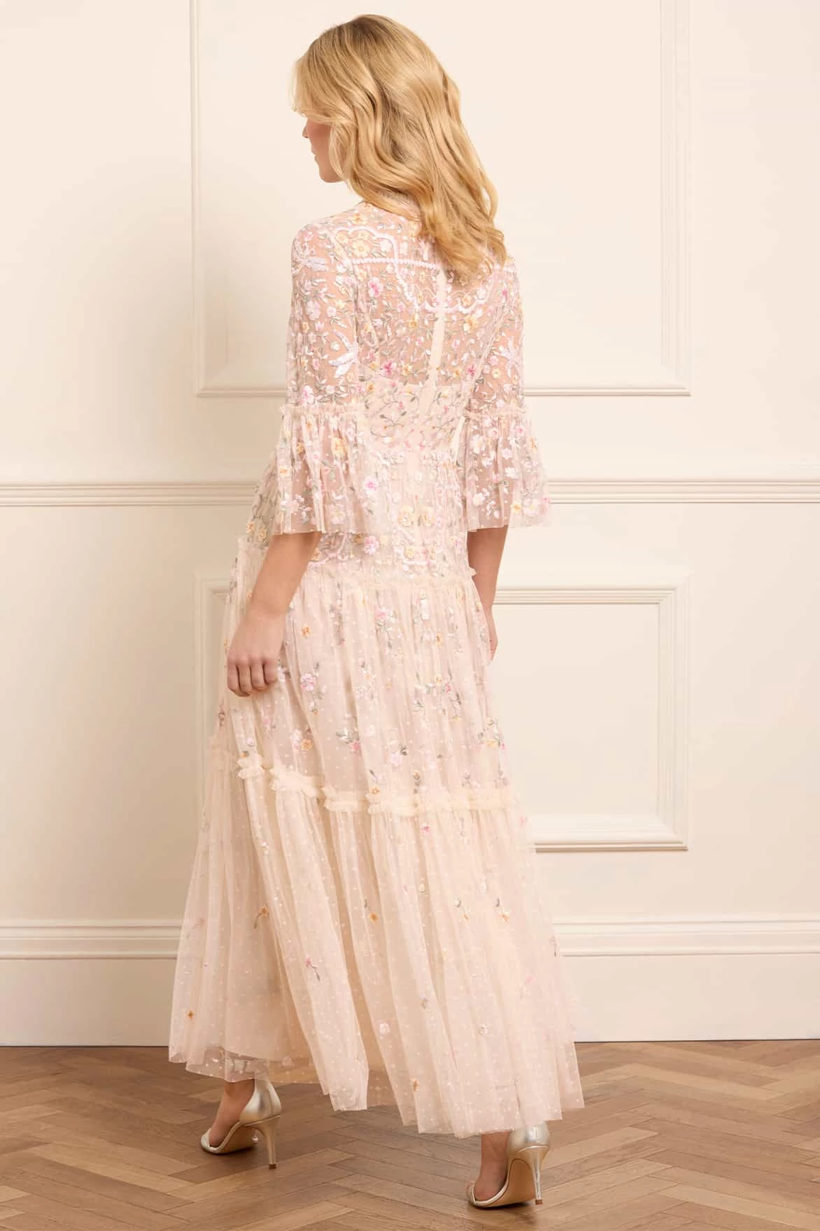 Upgrade-Option Dragonfly Garden Ankle Gown