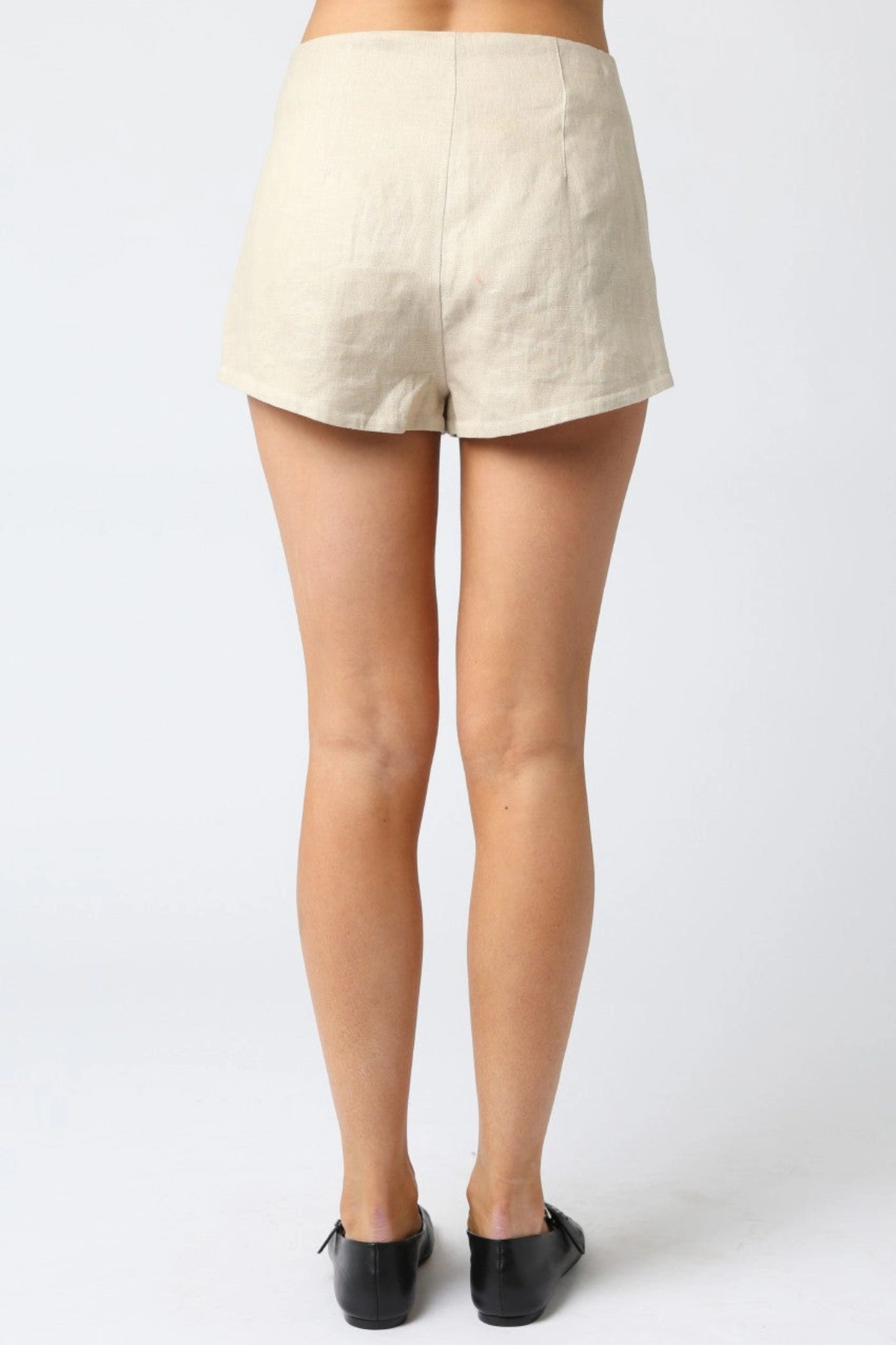 raincoat boots CORA LINEN SHORTS