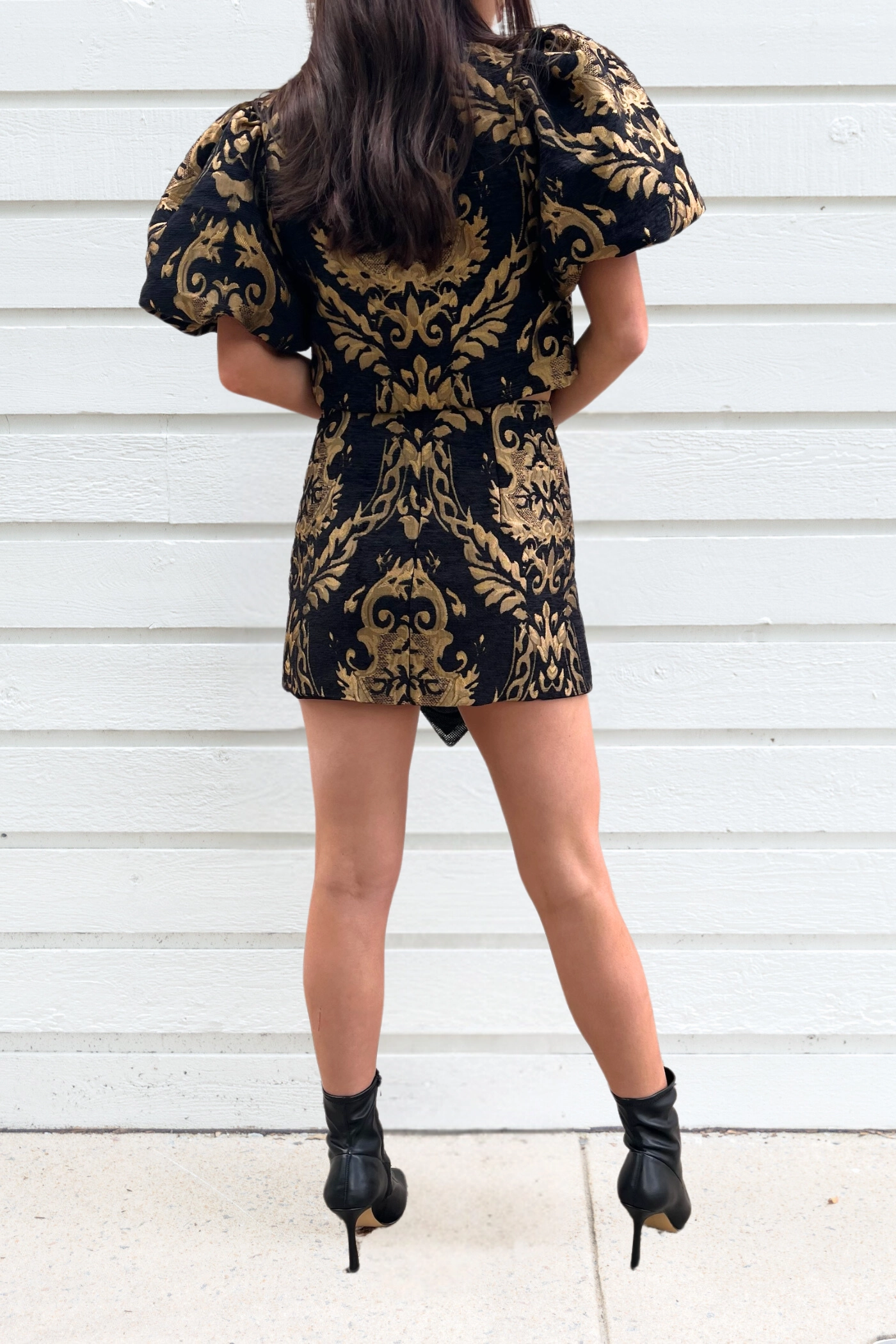 Adjustable Closure Breathable Material CORDELIA MINI SKIRT