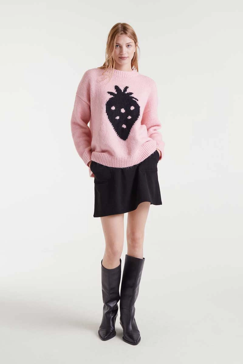 Creative Layering Corduroy Mini Skirt in Black