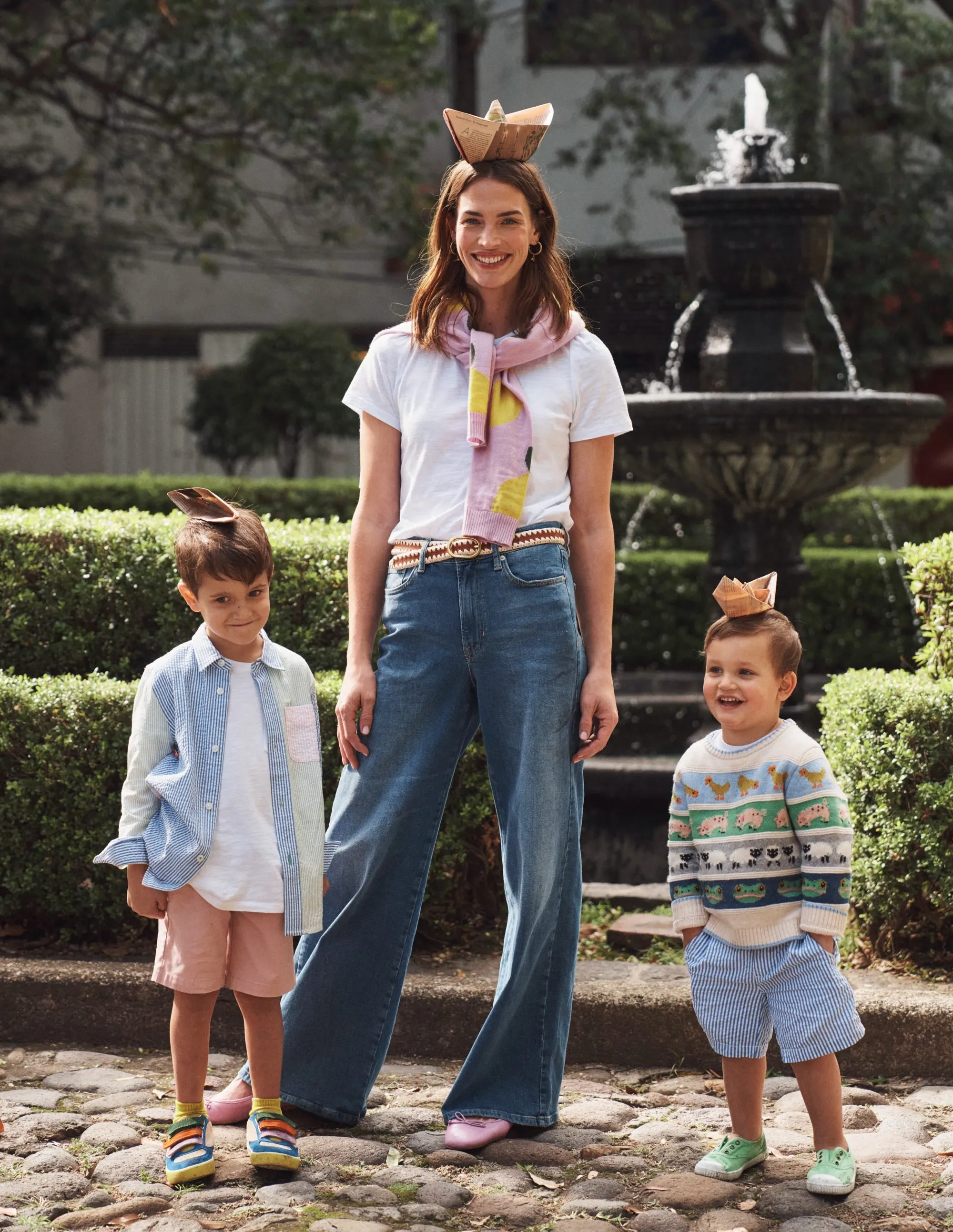 Cotton Puff Sleeve T-Shirt-White Low Profile Stitching HiddenPocket