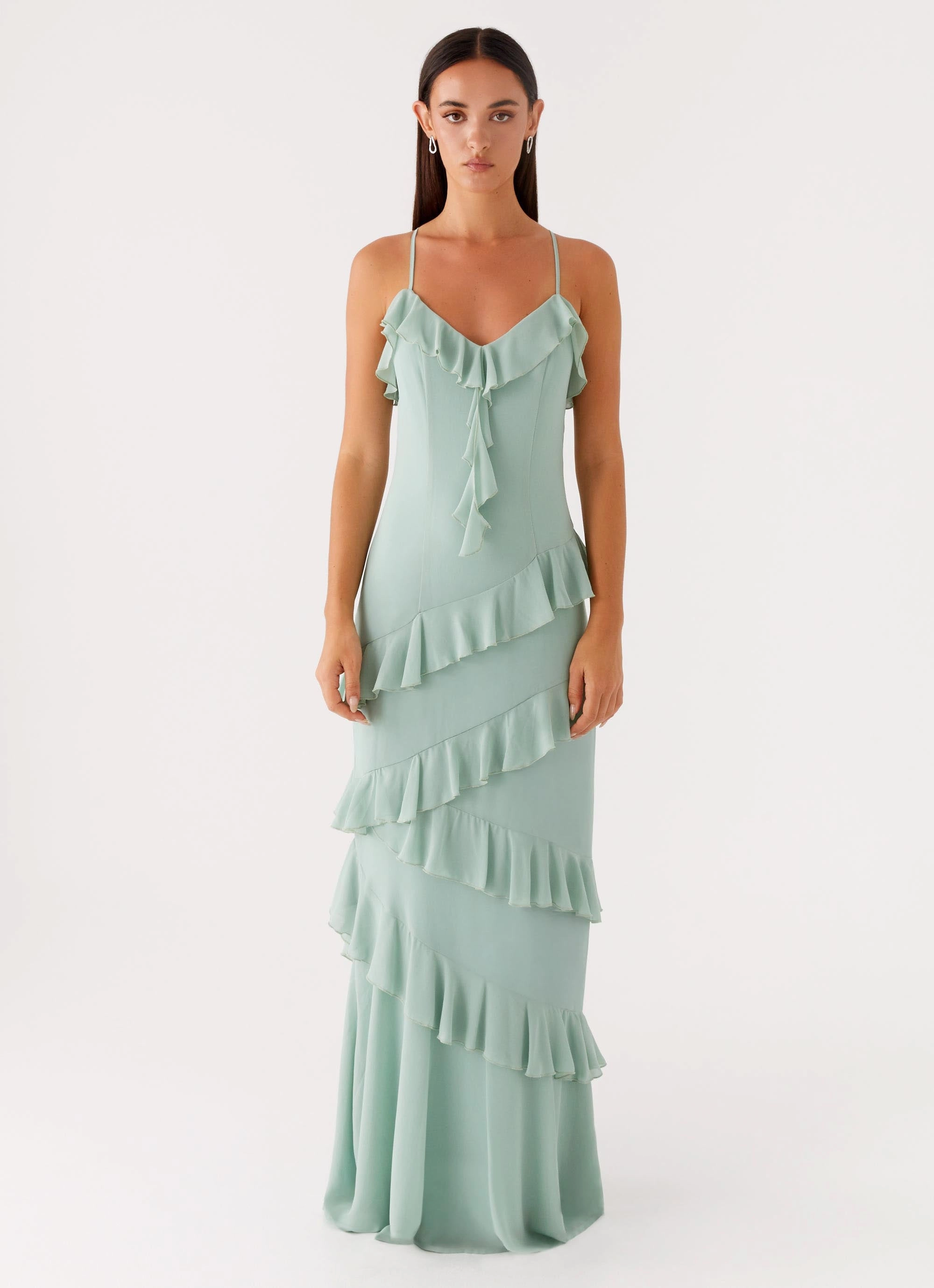 Country Club Maxi Dress - Sage