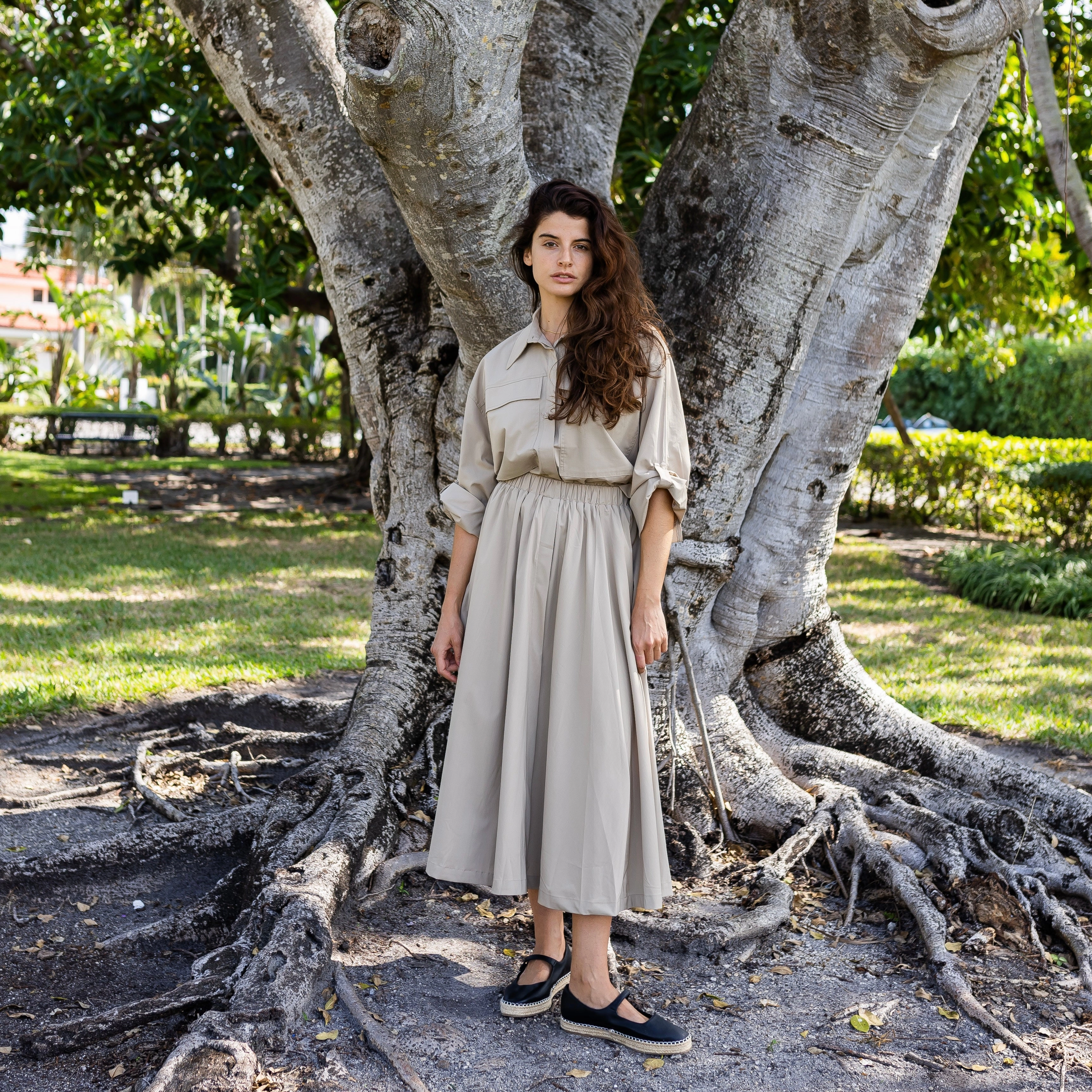 Cruz Set| Khaki [Final Sale] Playful touch