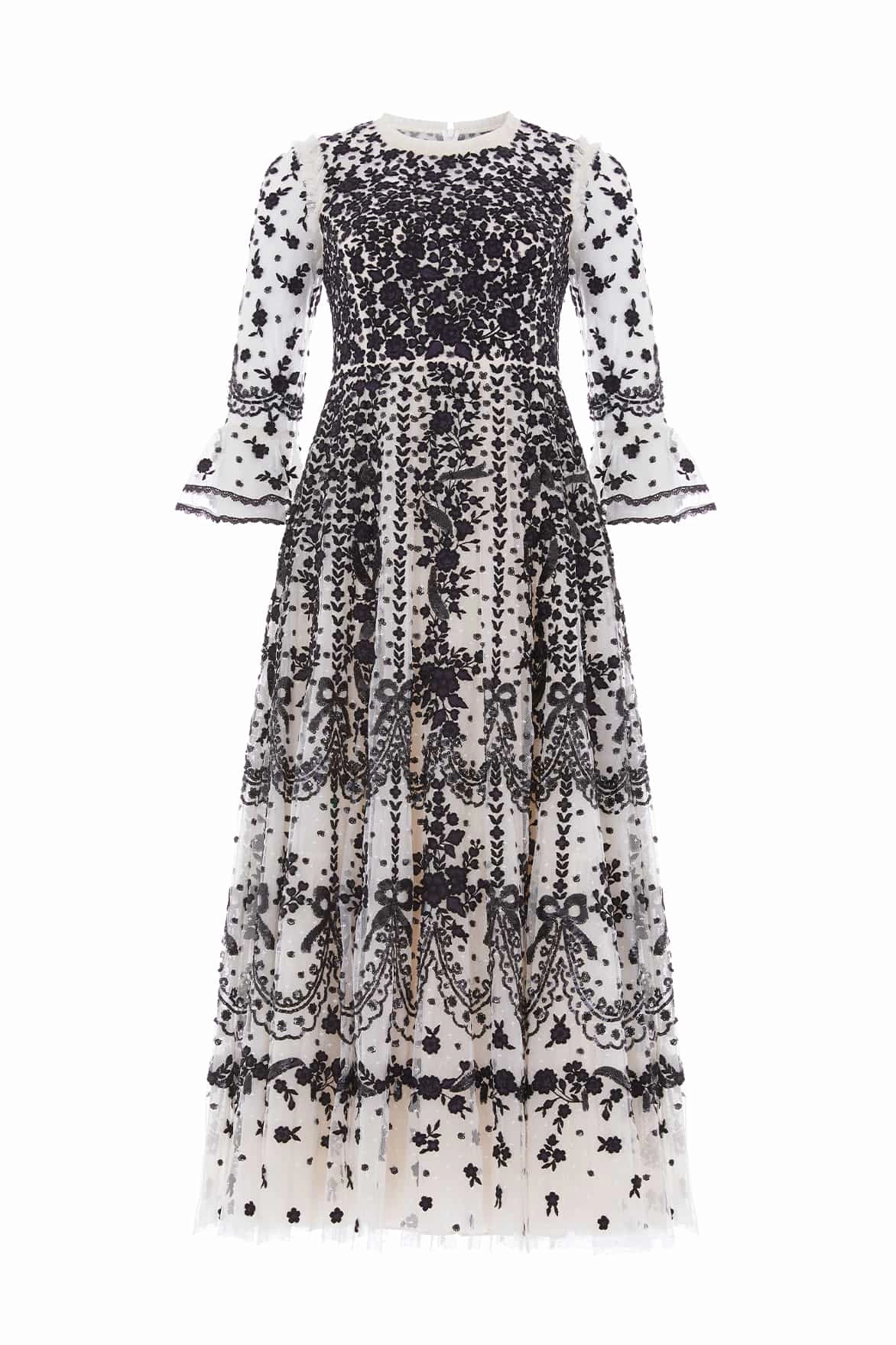 Adeline Round Neck Ankle Gown Basic essential