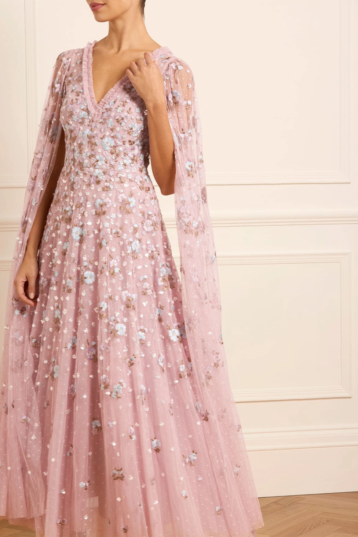 Dahlia Ditsy Ankle Gown Smooth Edge All Day