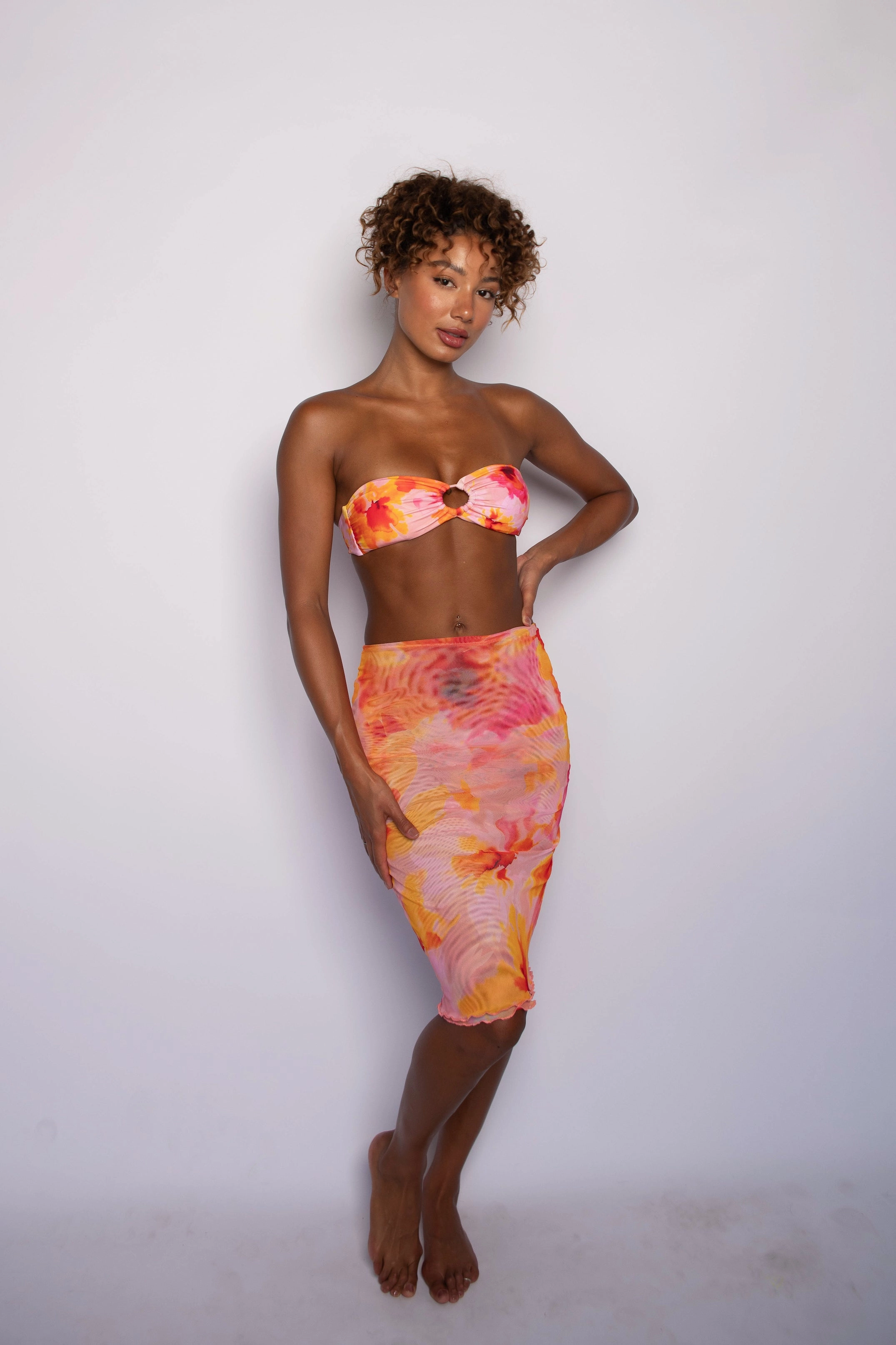 Greta Skirt Mesh - Corsica Simple Layer