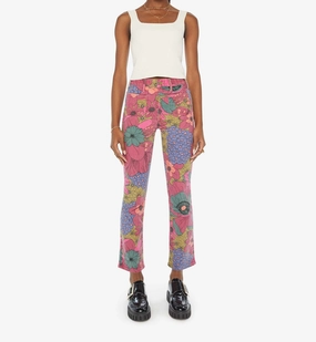 Relaxed Style City Walk Trend Setter Travel Outfit Student Outfit Lightweight Patch Pocket Insider Flood in Psychic Floral
