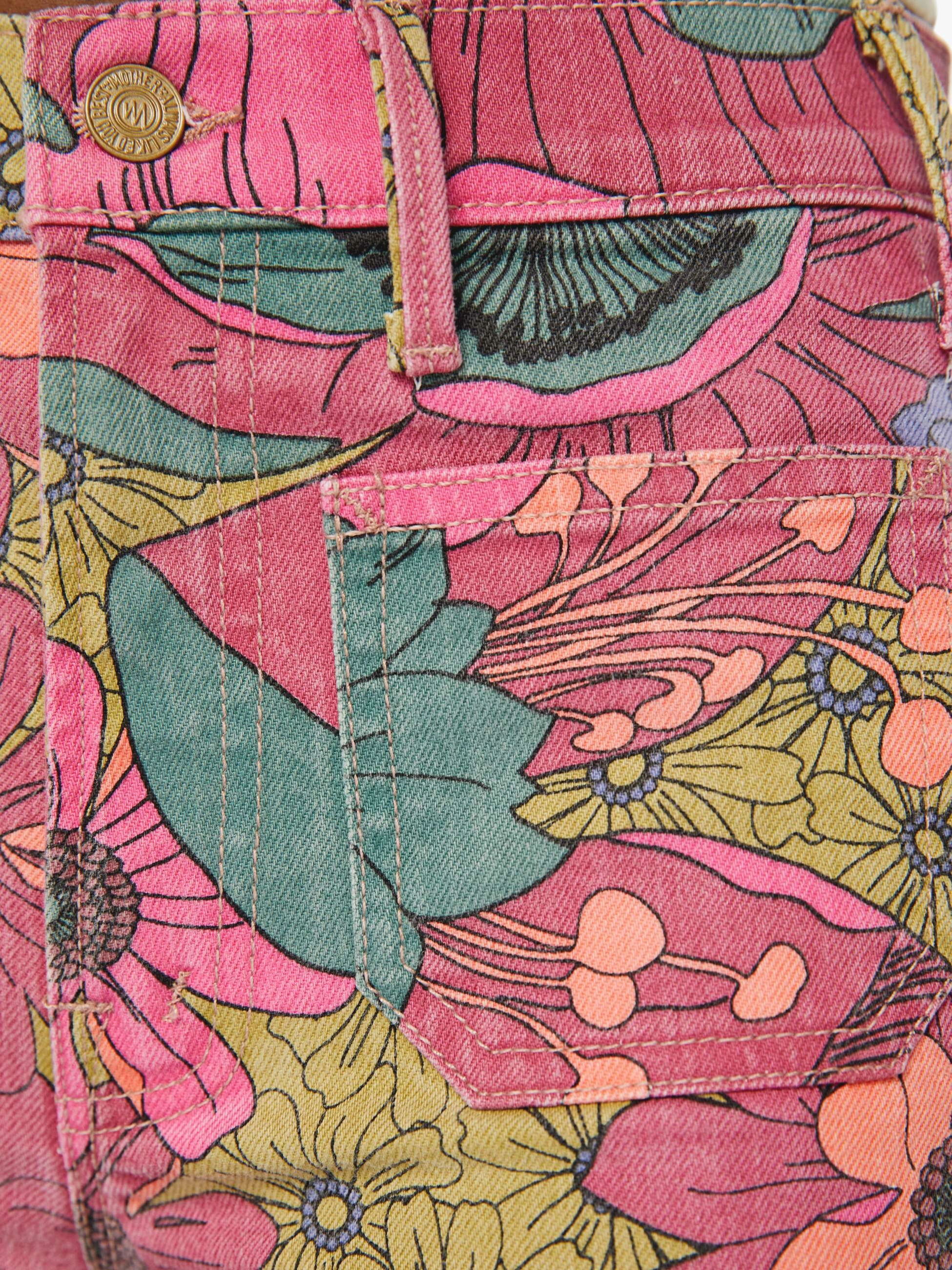 Patch Pocket Insider Flood in Psychic Floral Night Out Traveler Gear Stylish