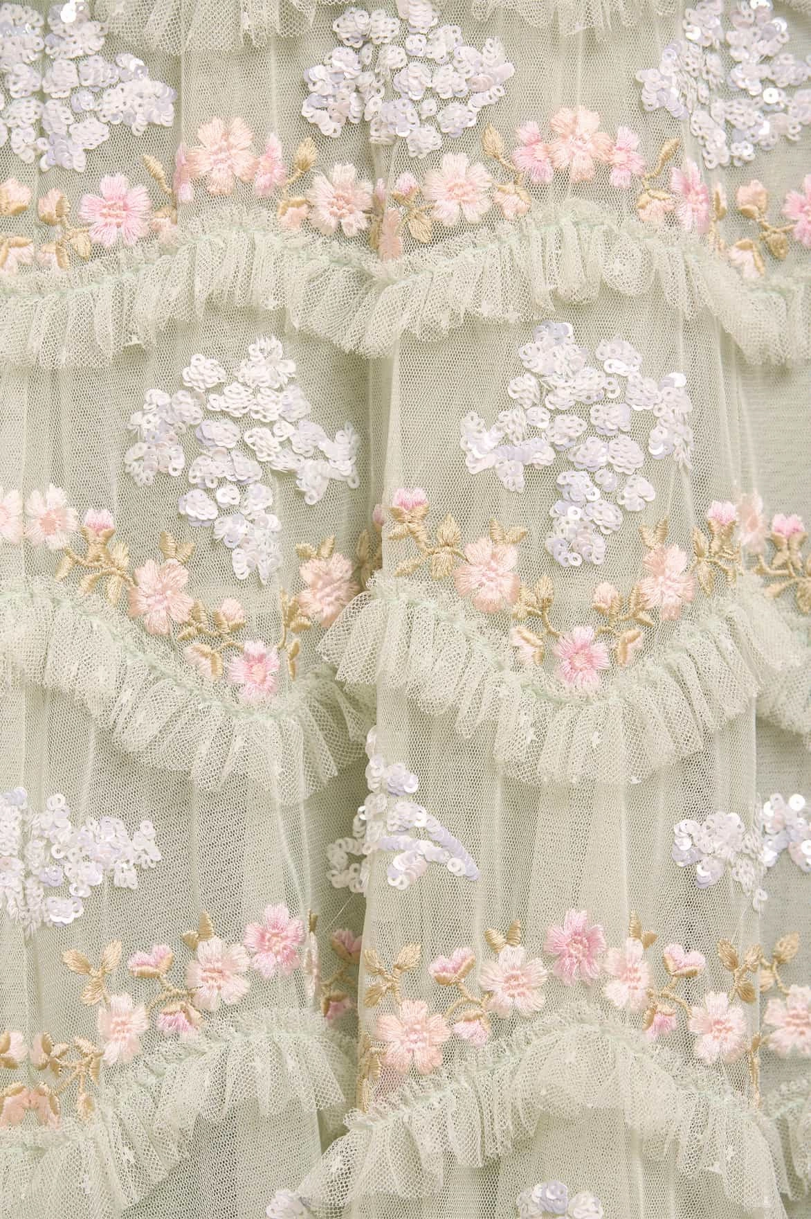 Daisy Wave Ankle Gown ConvertibleNeckline Classic Move