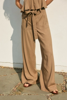 Hidden Pocket System Non Irritating Seams DARCY WIDE-LEG PANTS