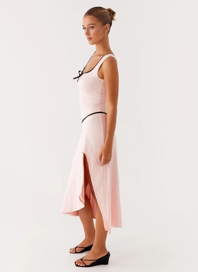 Darlene Midi Dress - Pink
