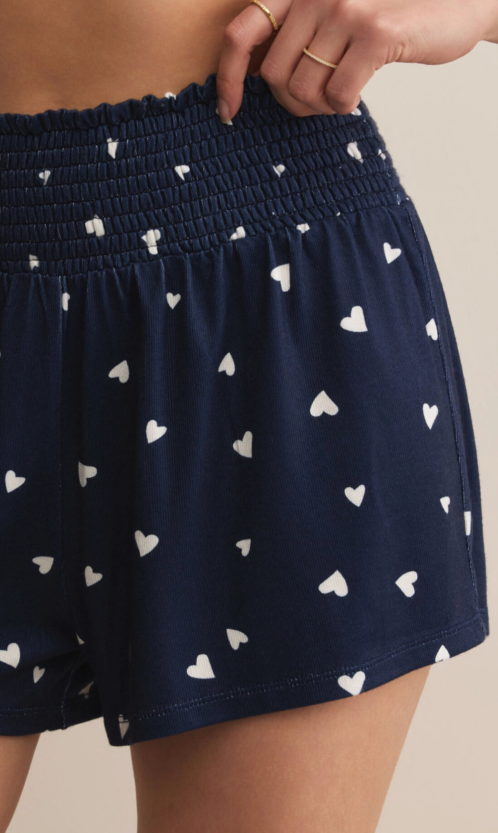 Dawn Heart Shorts in Eclipse Casual Comfort Layers