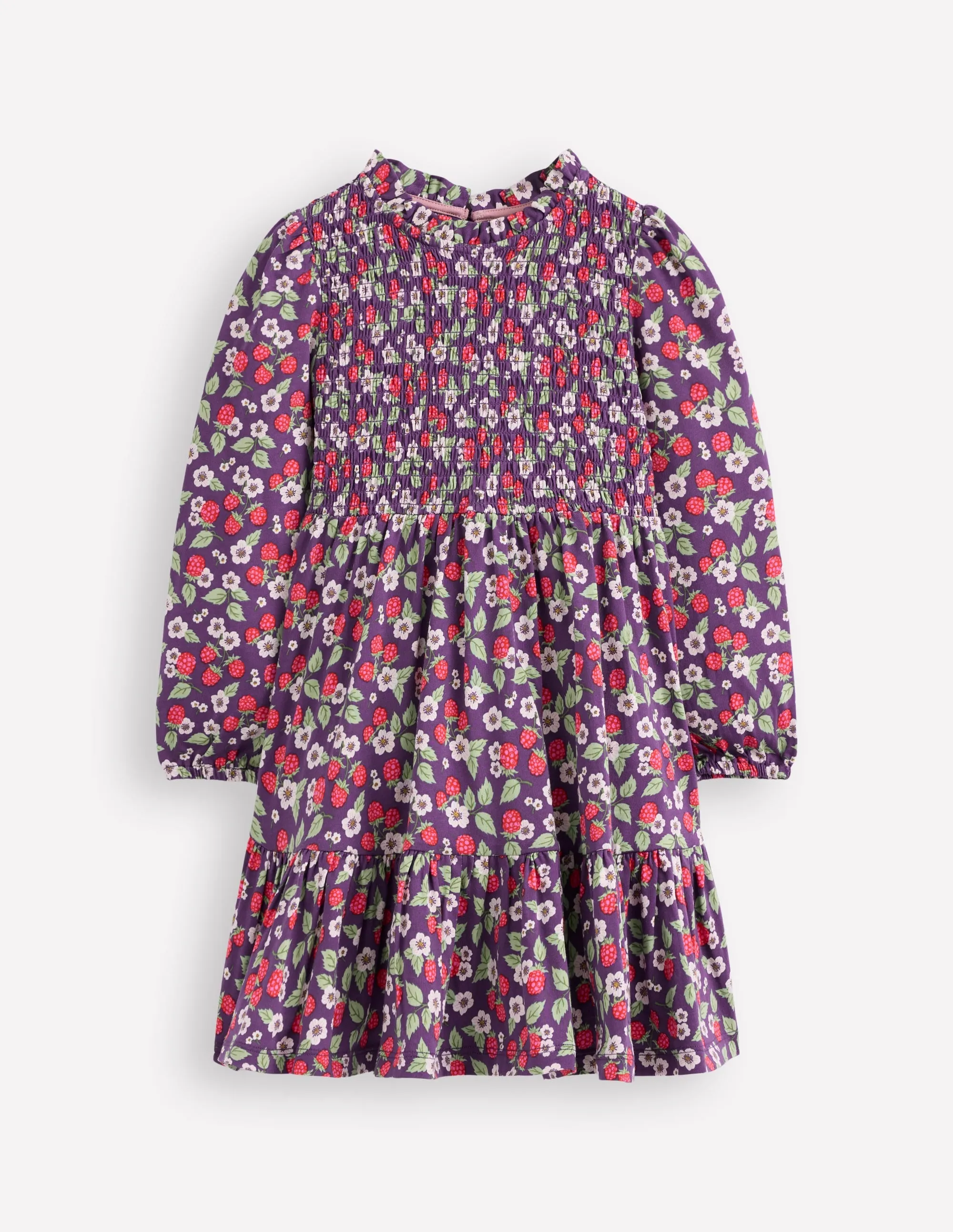 Sophisticated Vibe Soft Curve Aurora Long Sleeve Dress-Mystical Purple Vintage Berry