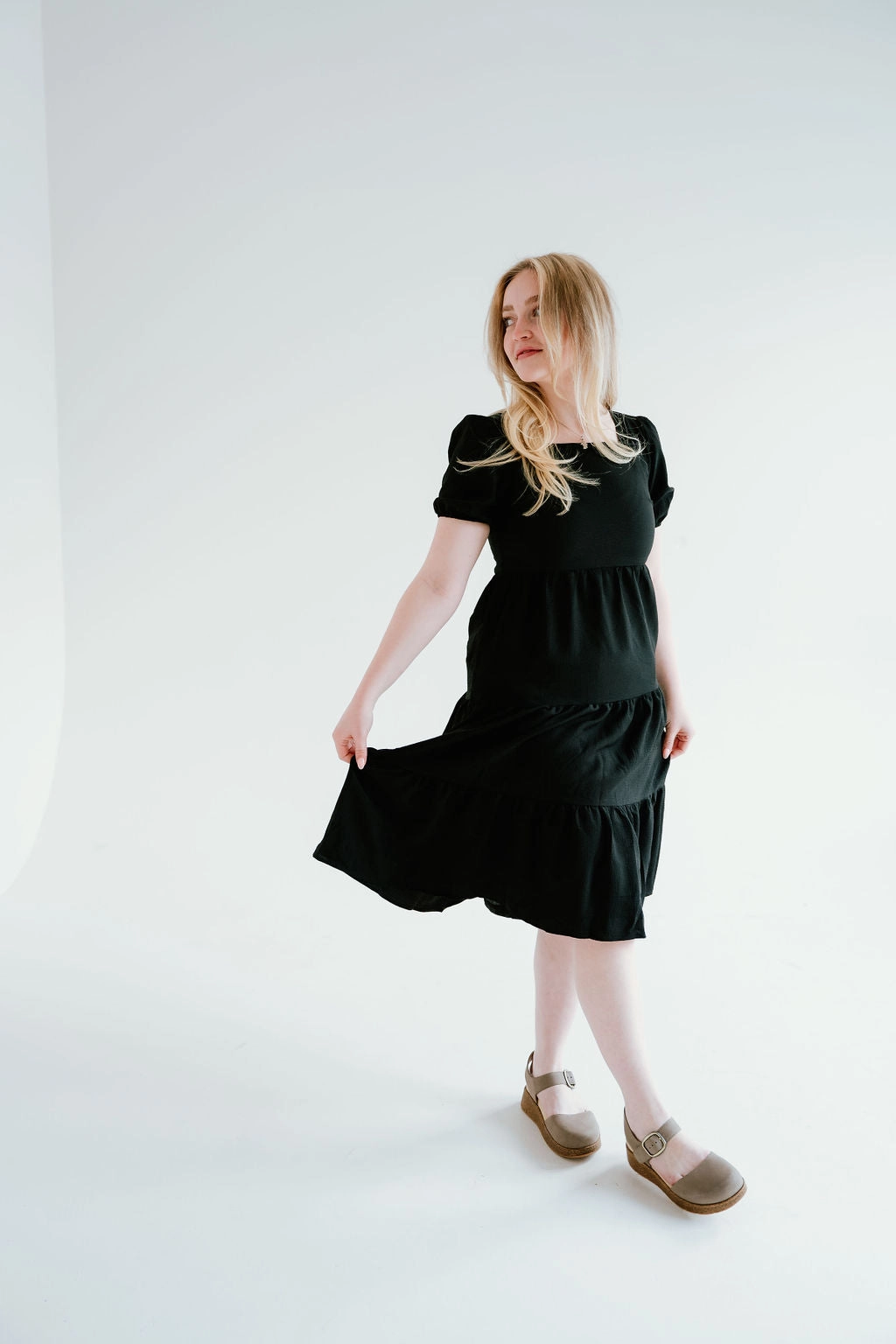 Cap-Sleeve Flattering Wearable Trista Dress