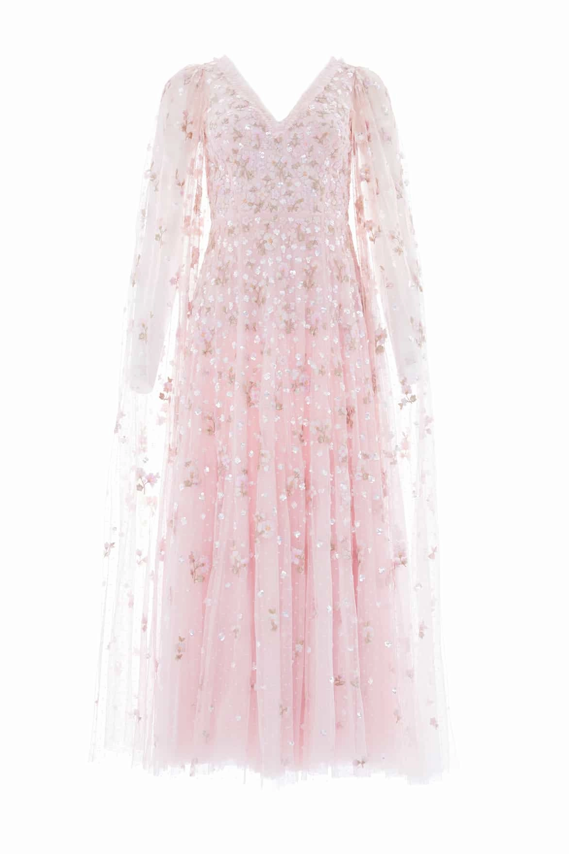 Dahlia Ditsy Ankle Gown All-Occasion Wear Calm Movement