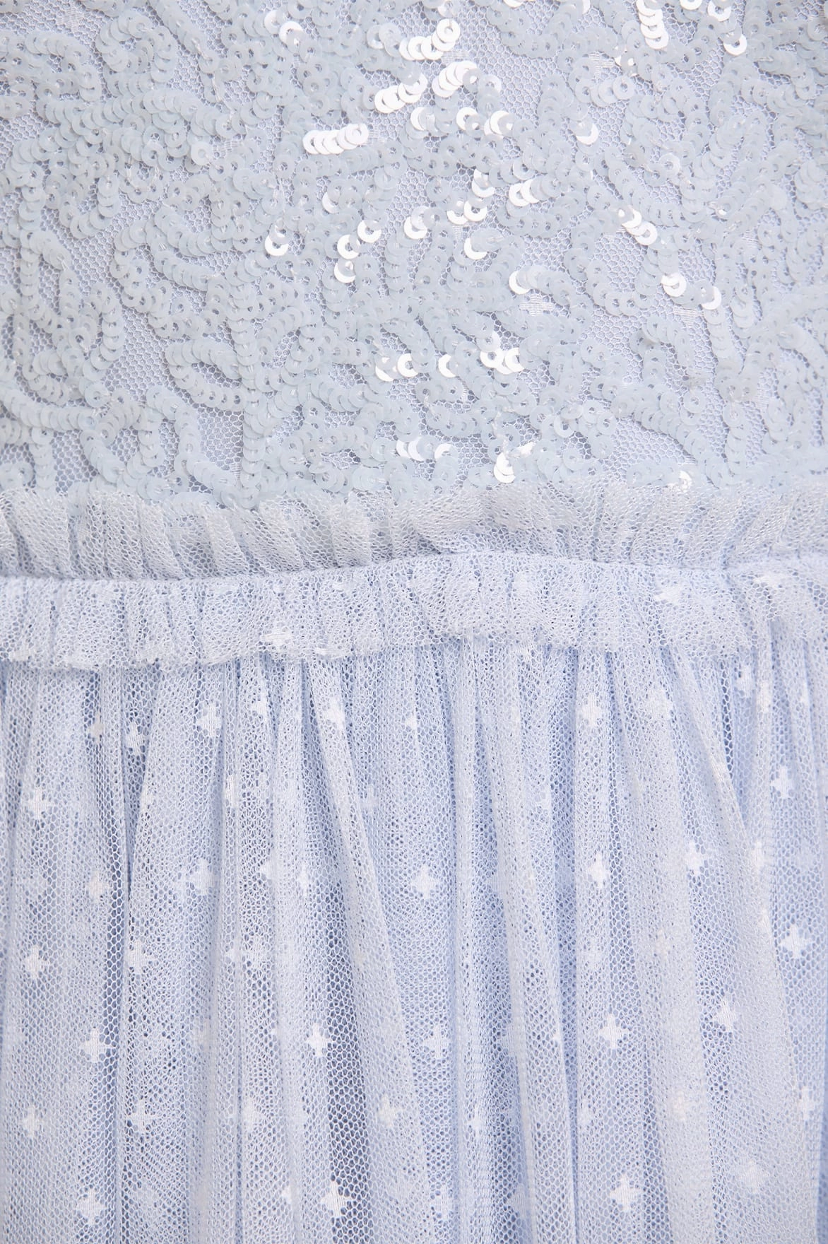 Floral Lace Bodice V-Neck Ankle Gown Shore Time