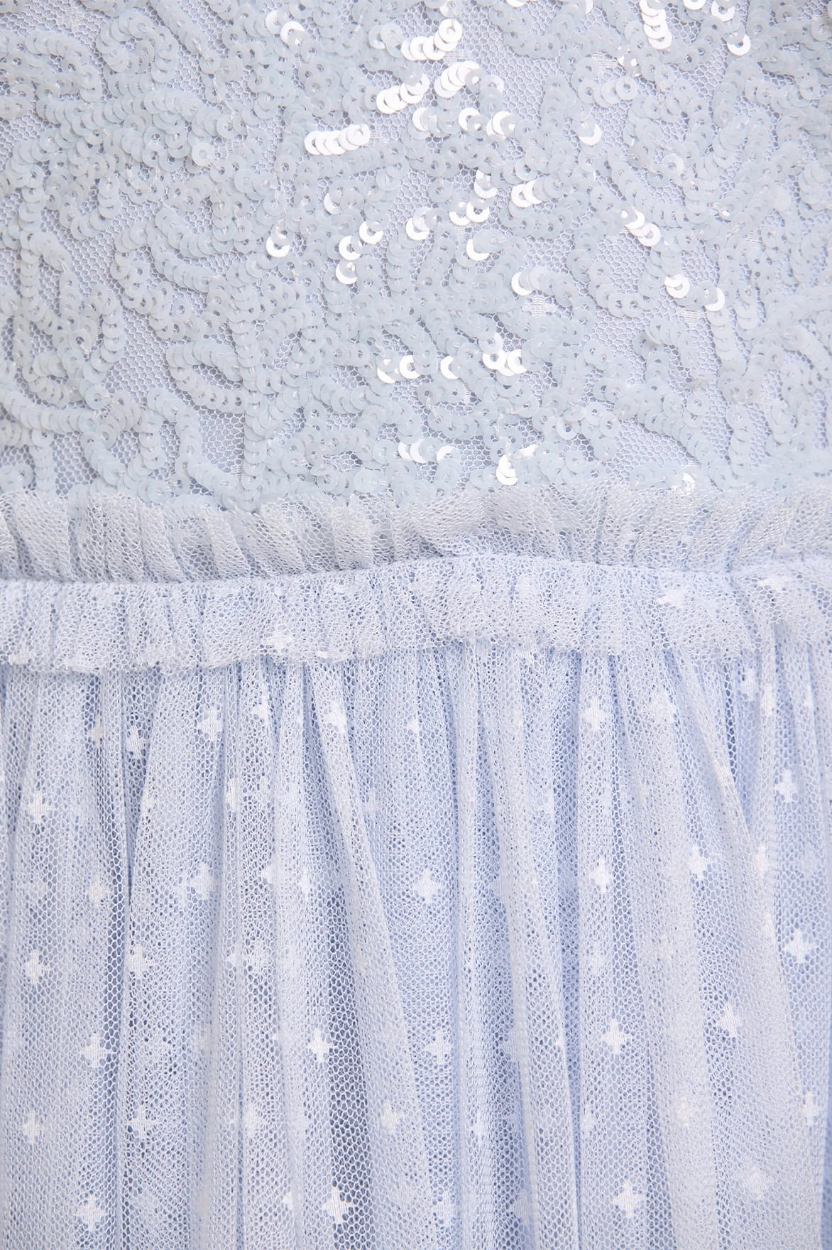 Floral Lace Bodice V-Neck Ankle Gown loose silhouette Balanced feel