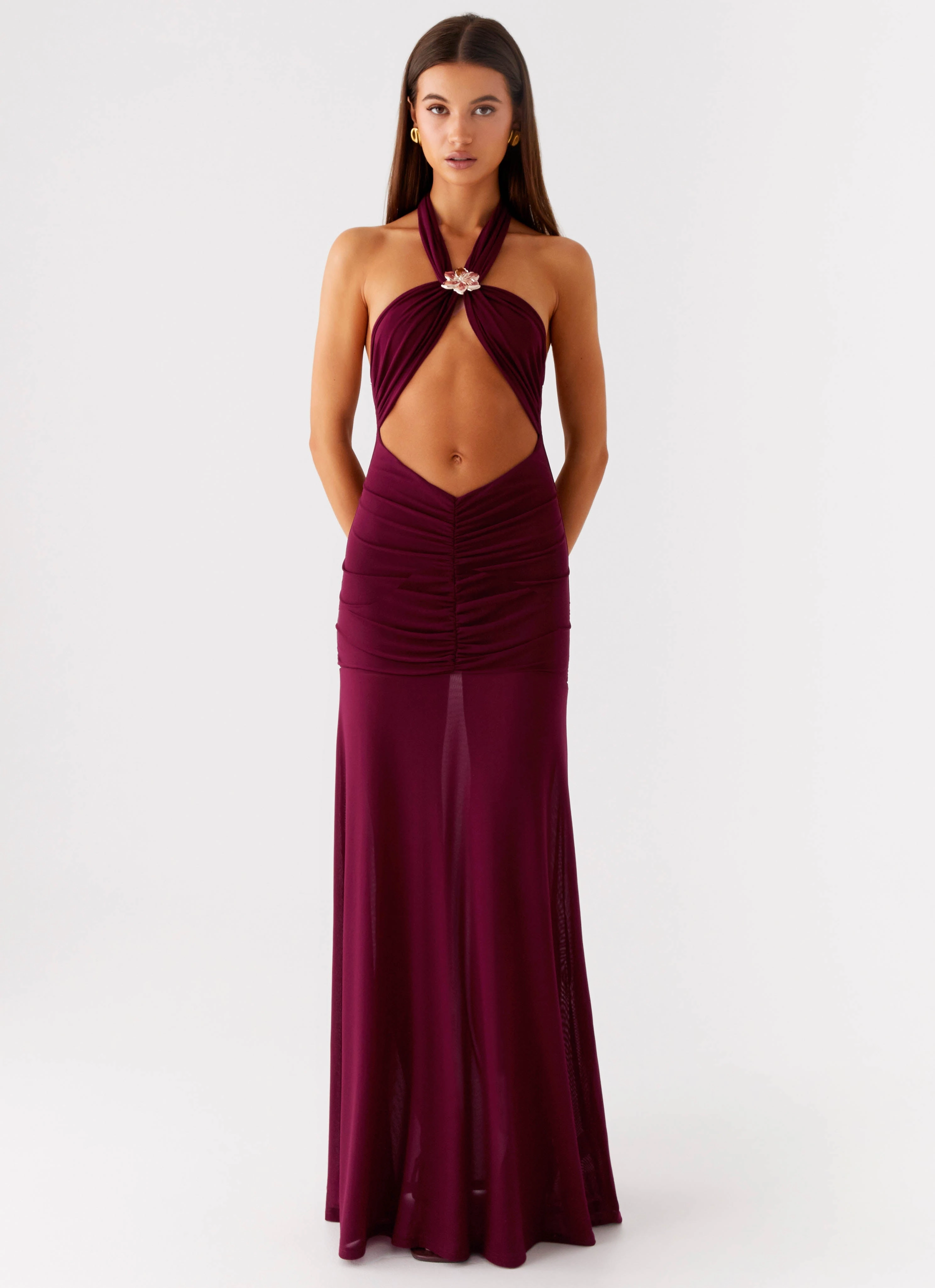 Deltina Maxi Dress - Boysenberry