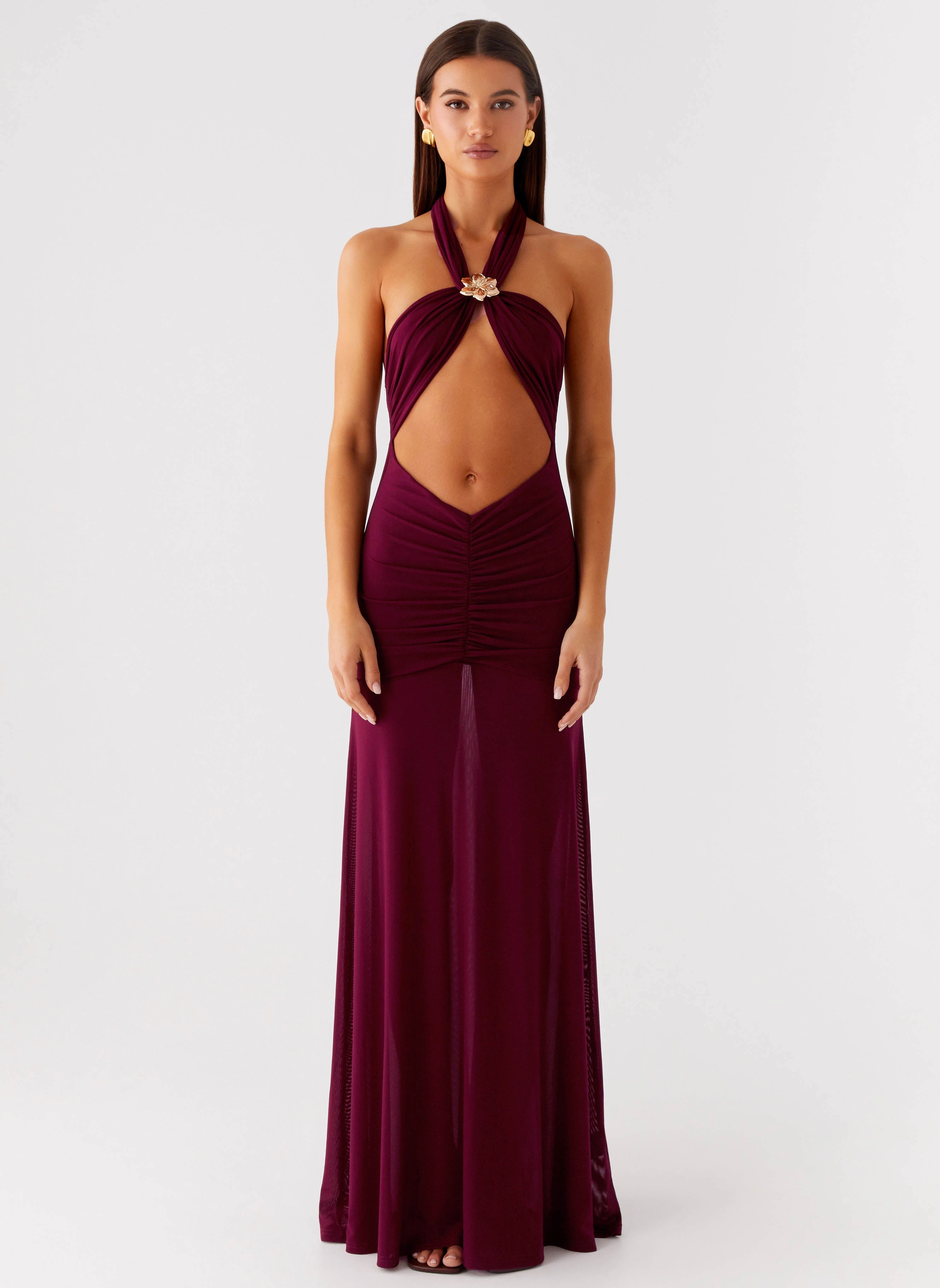 Deltina Maxi Dress - Boysenberry