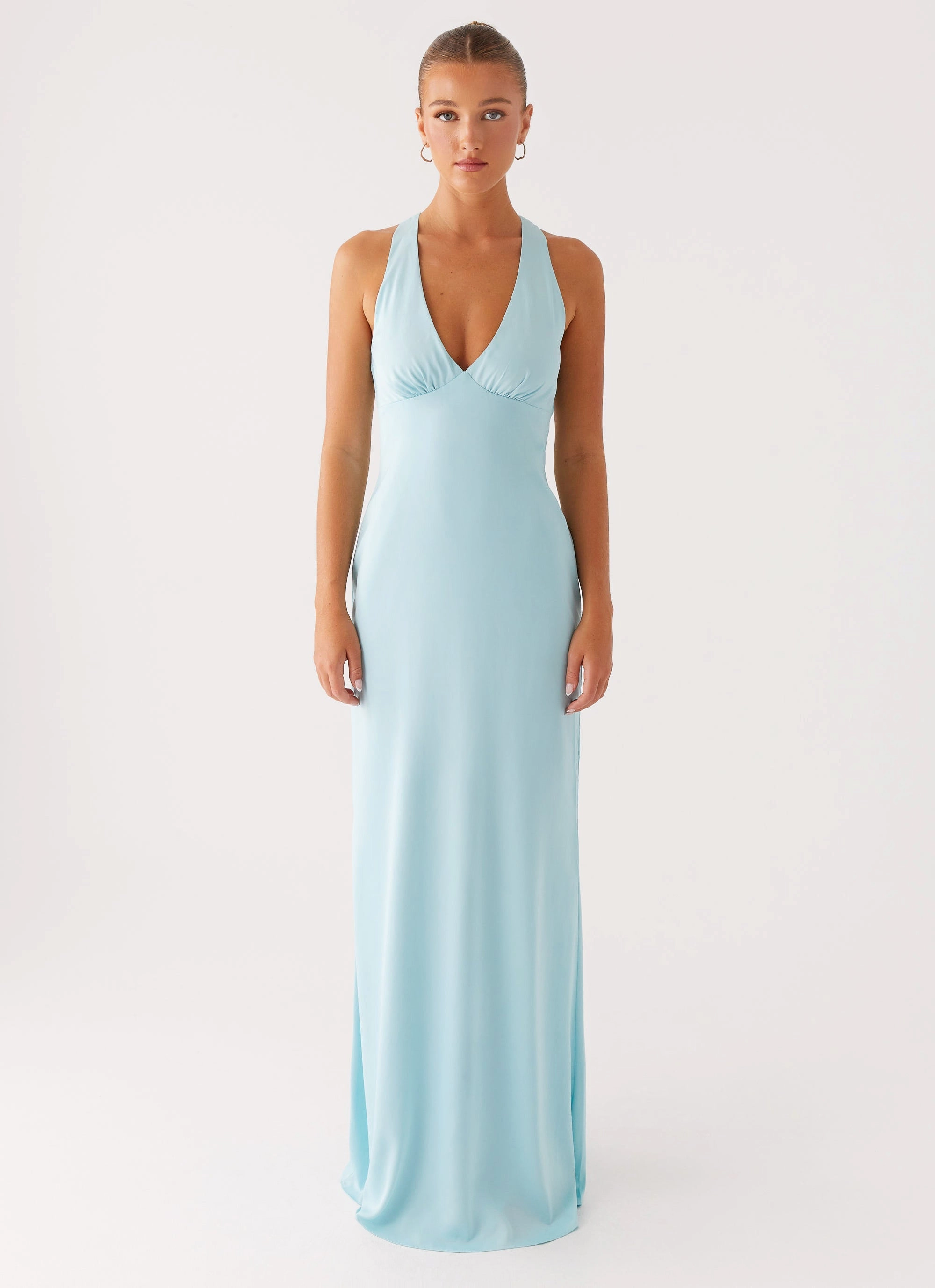 Desi Halterneck Maxi Dress - Mint