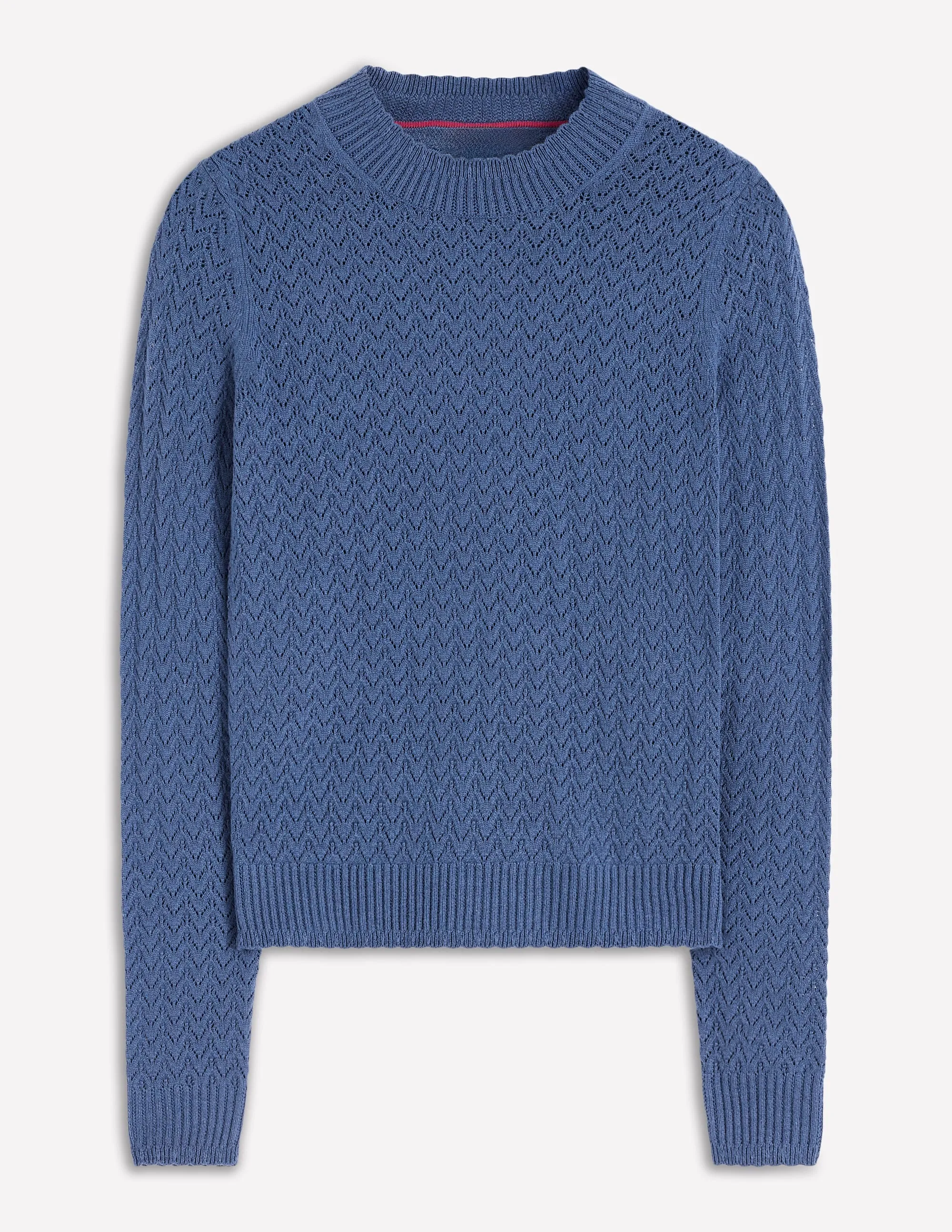 Diane Pointelle Jumper-Denim Blue Flexible Waistband